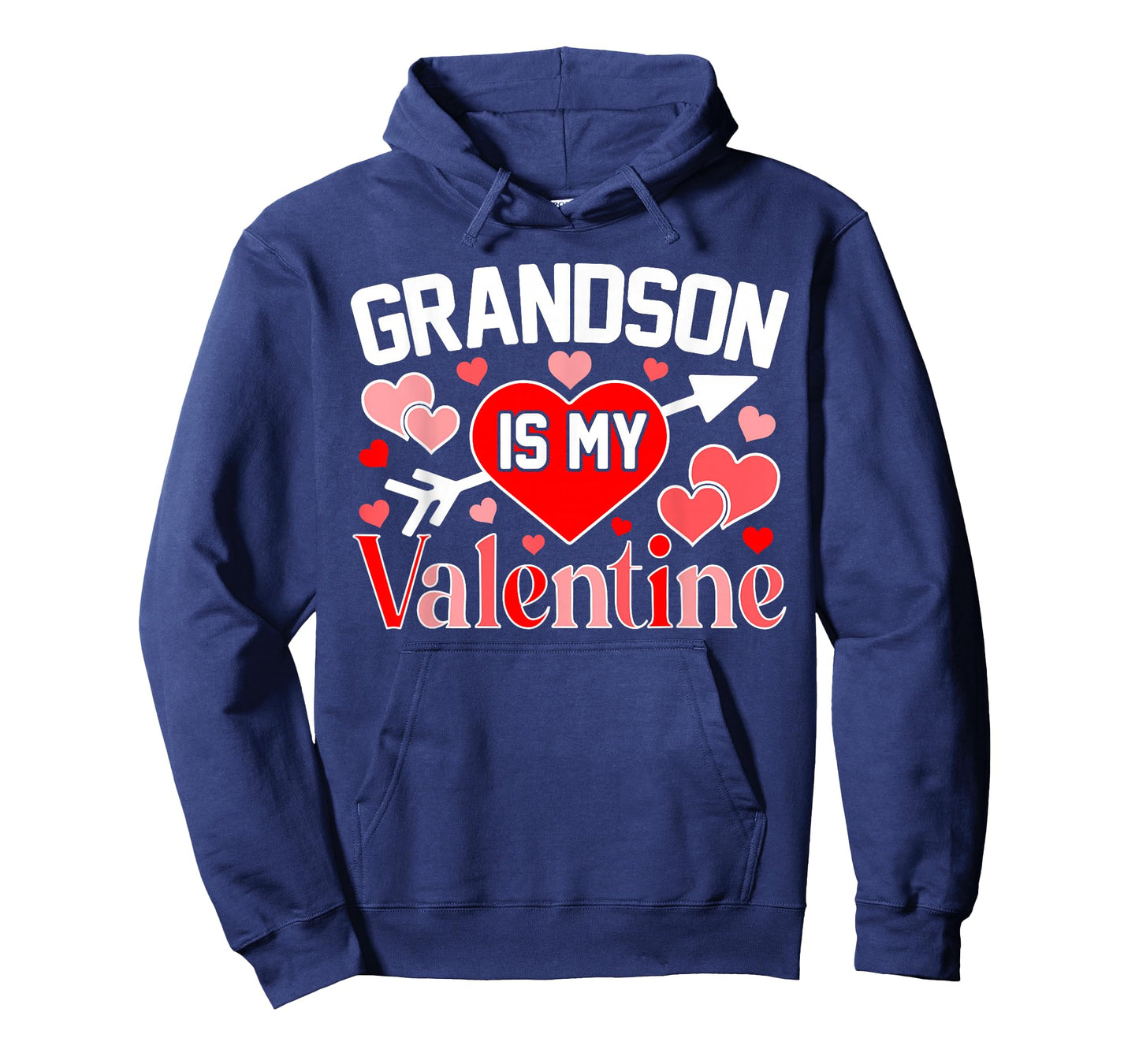 Grandson is My Valentine Cute Hearts Valentine's Day T-Shirt