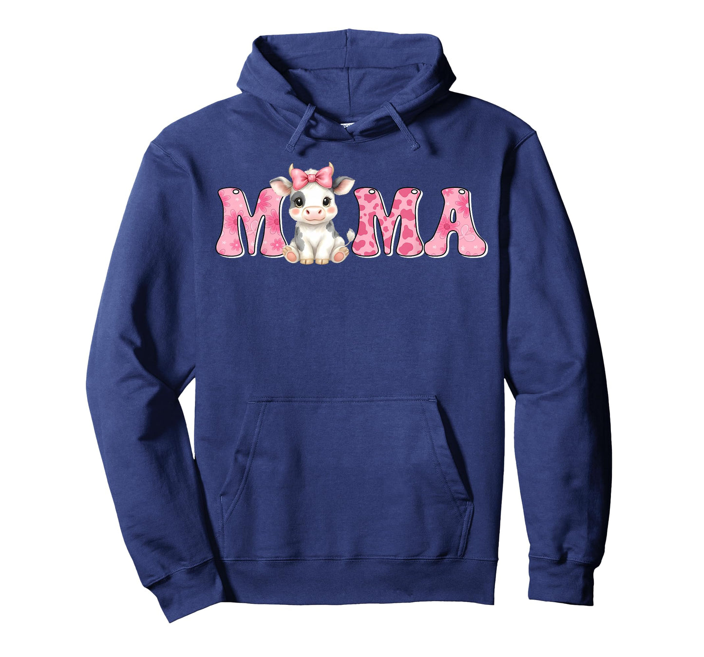 Mama of The First Birthday Girl Cow Farm Family Matching T-Shirt