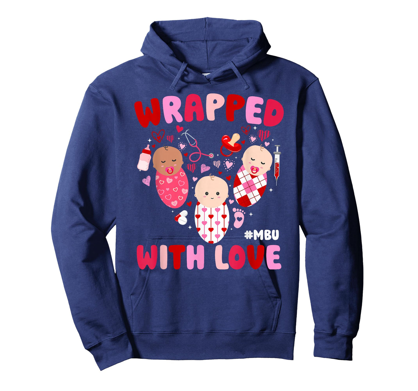 MBU Valentine Mother Baby Nurse Valentines Day T-Shirt
