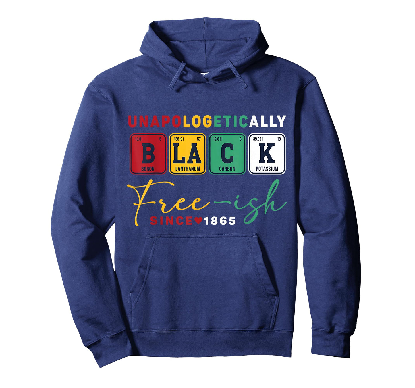 Black History Month Unapologetically Black Periodic Table T-Shirt