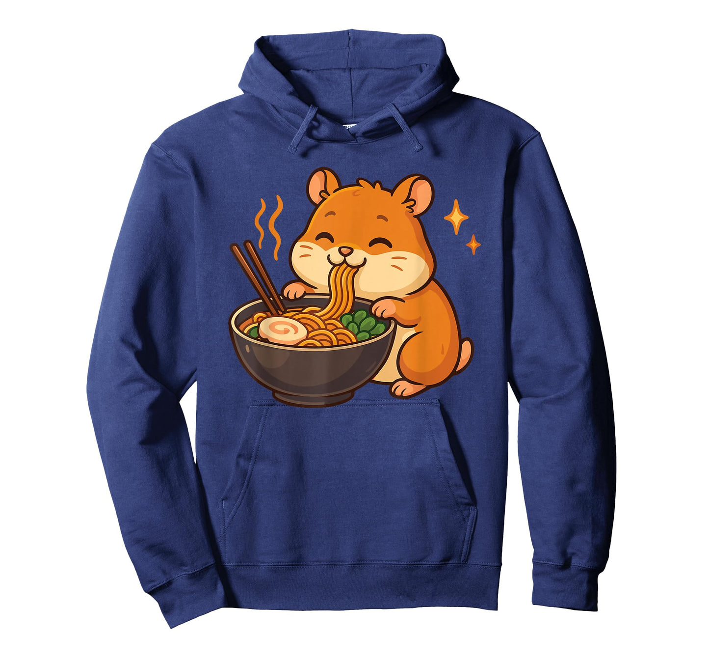 Hamster with Noodles Ramen Kawaii Hamster T-Shirt
