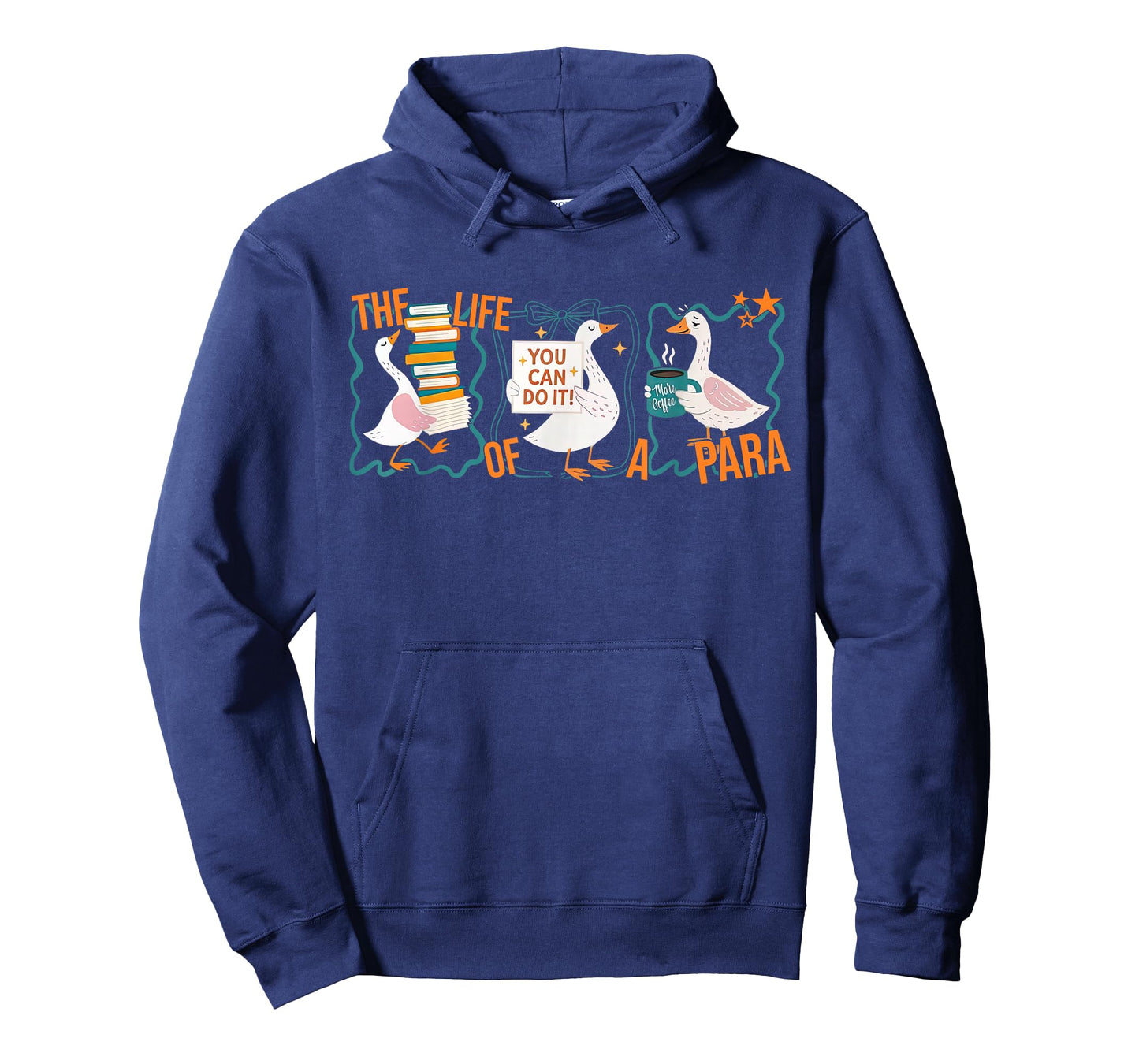 The Life of A para Professional Teachers Aide Silly Goose T-Shirt