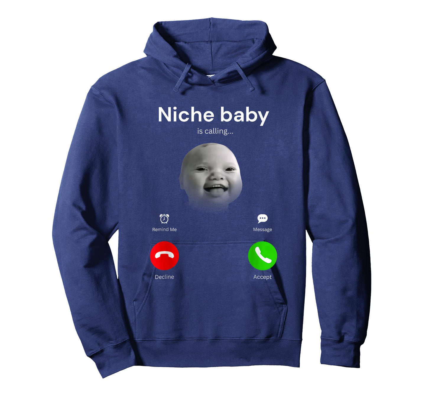 Funny Giggling Niche Baby Calling gen Alpha Meme AI Laughing T-Shirt