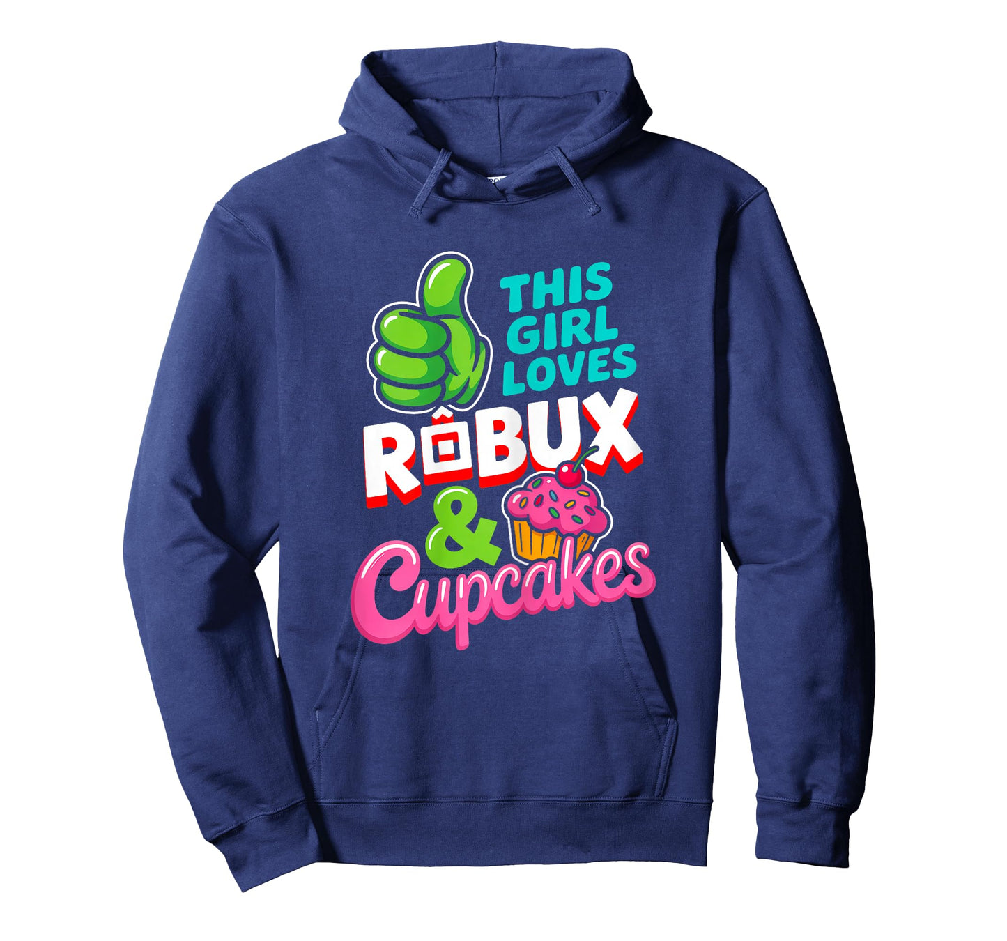 This Girl Loves ROBUX and Cupcakes Funny Gamer Girl T-Shirt