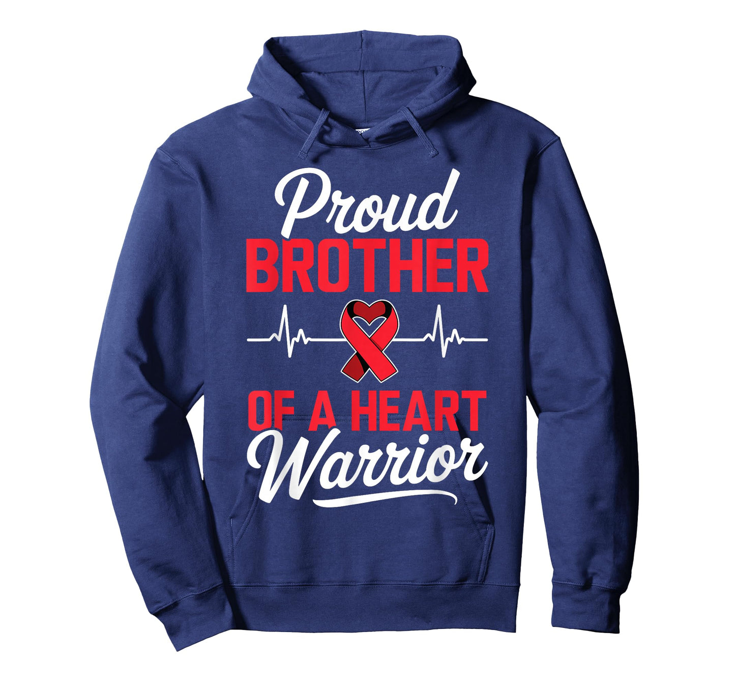 Proud Brother of a Heart Warrior Heart Disease Awareness T-Shirt
