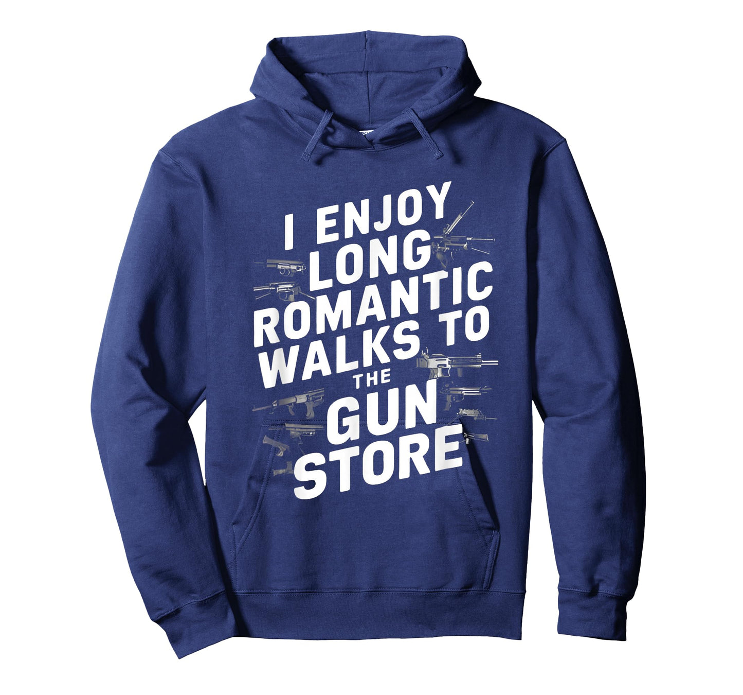 I Enjoy Long Romantic Walks to The Gun Store T-Shirt