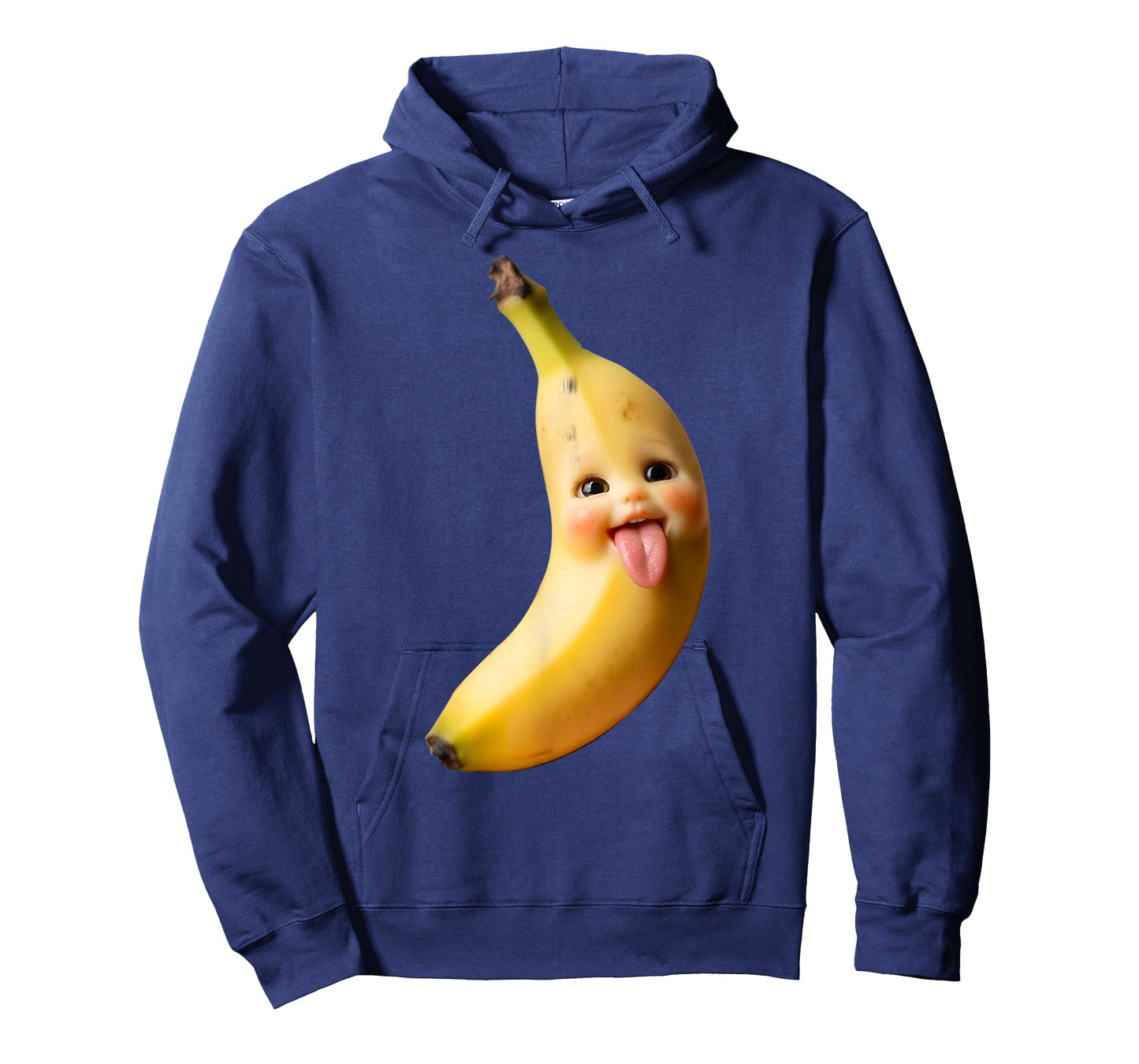 Funny Silly AI Banana Gen z Meme BrainRot Humor Tongue Out T-Shirt
