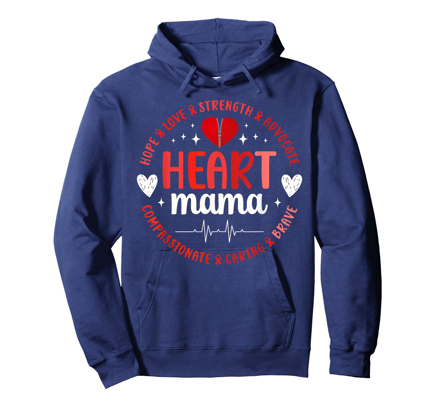 Heart Mama CHD Mom Congenital Heart Disease Mom T-Shirt