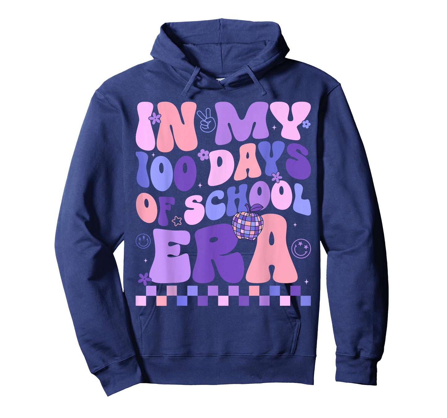 in My 100 Days of School Era Retro 100th Day of School 2026 T-Shirt