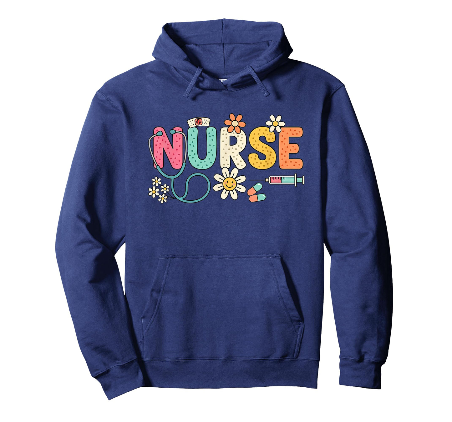 Nurse Daisy Pop, Cute Floral Nurse Design for RN LPN CNA, T-Shirt