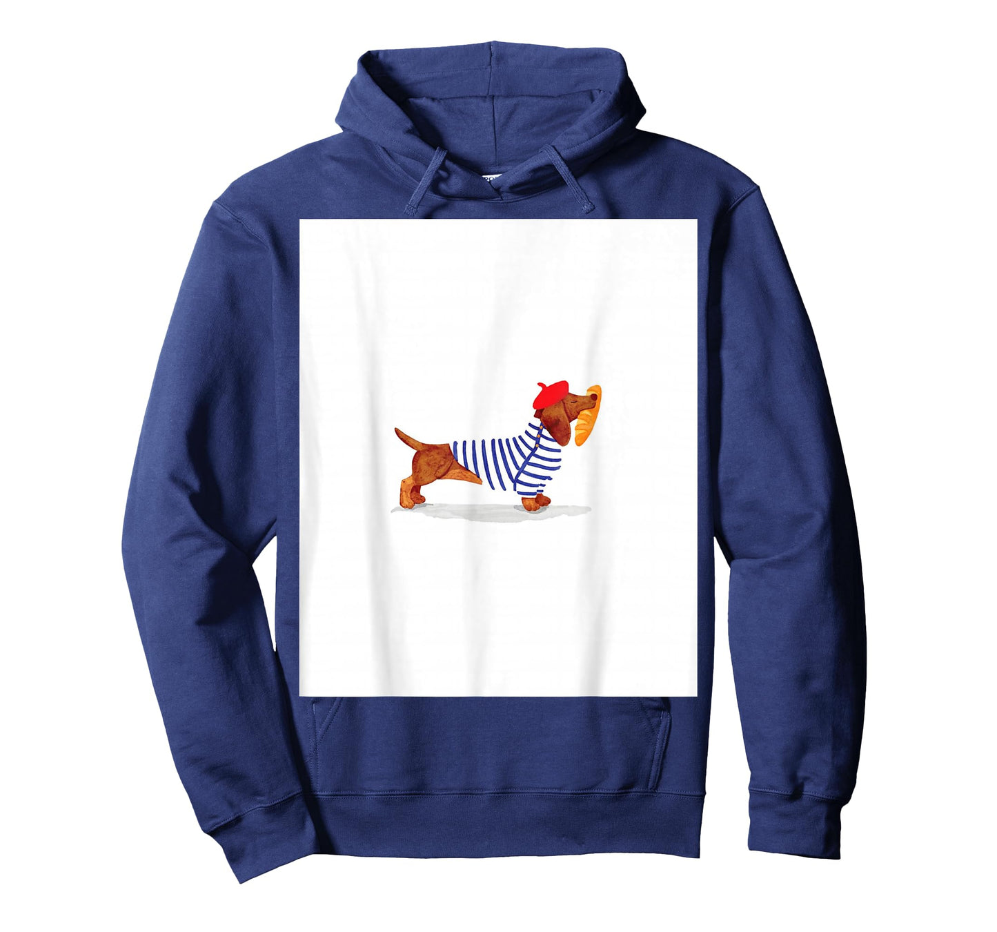 Dachshund Beret Baguette Cute French Doxie T-Shirt
