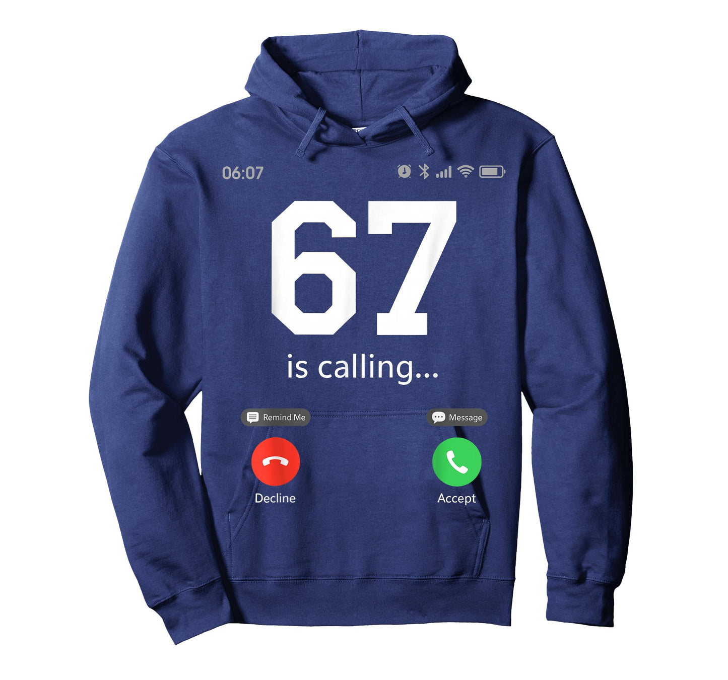67 is Calling 6-7 Meme Kids Six Seven Youth Funny 6 7 T-Shirt