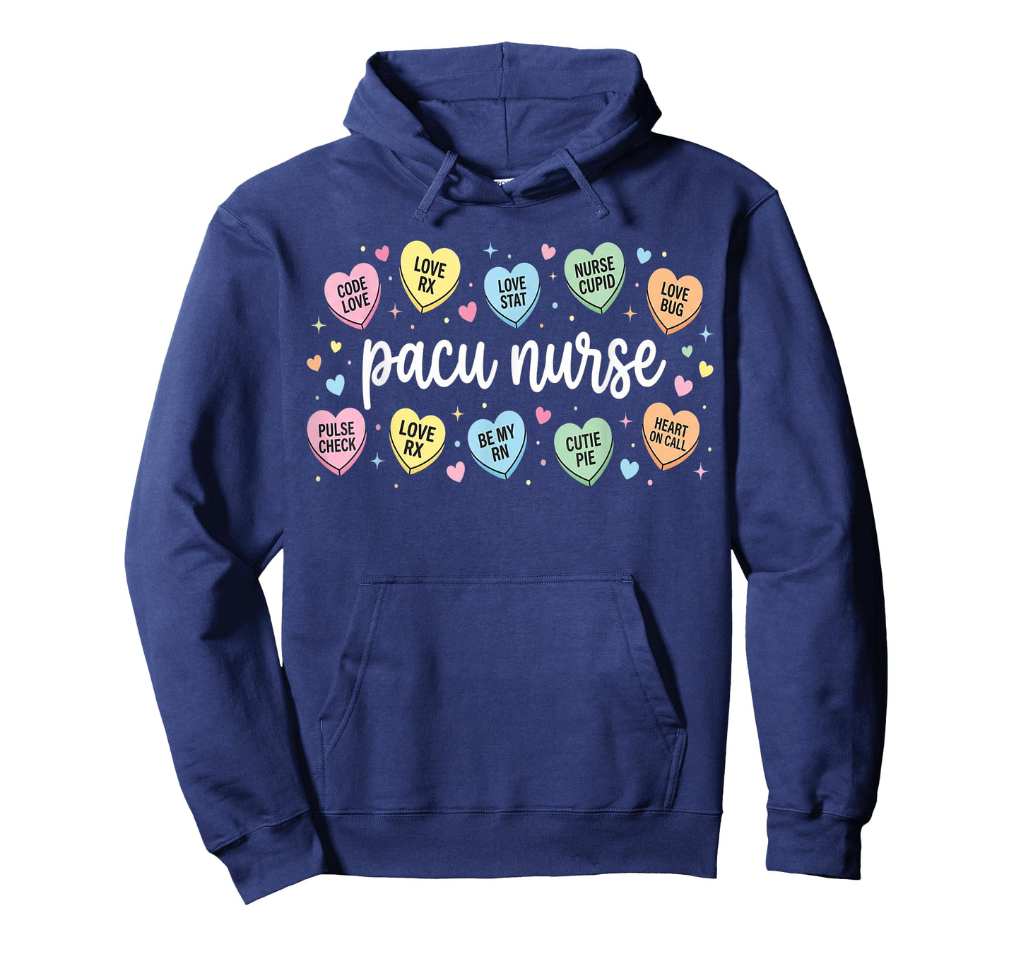Nurses Heart Pacu Valentine Post Anesthesia Care Unit Nurse T-Shirt
