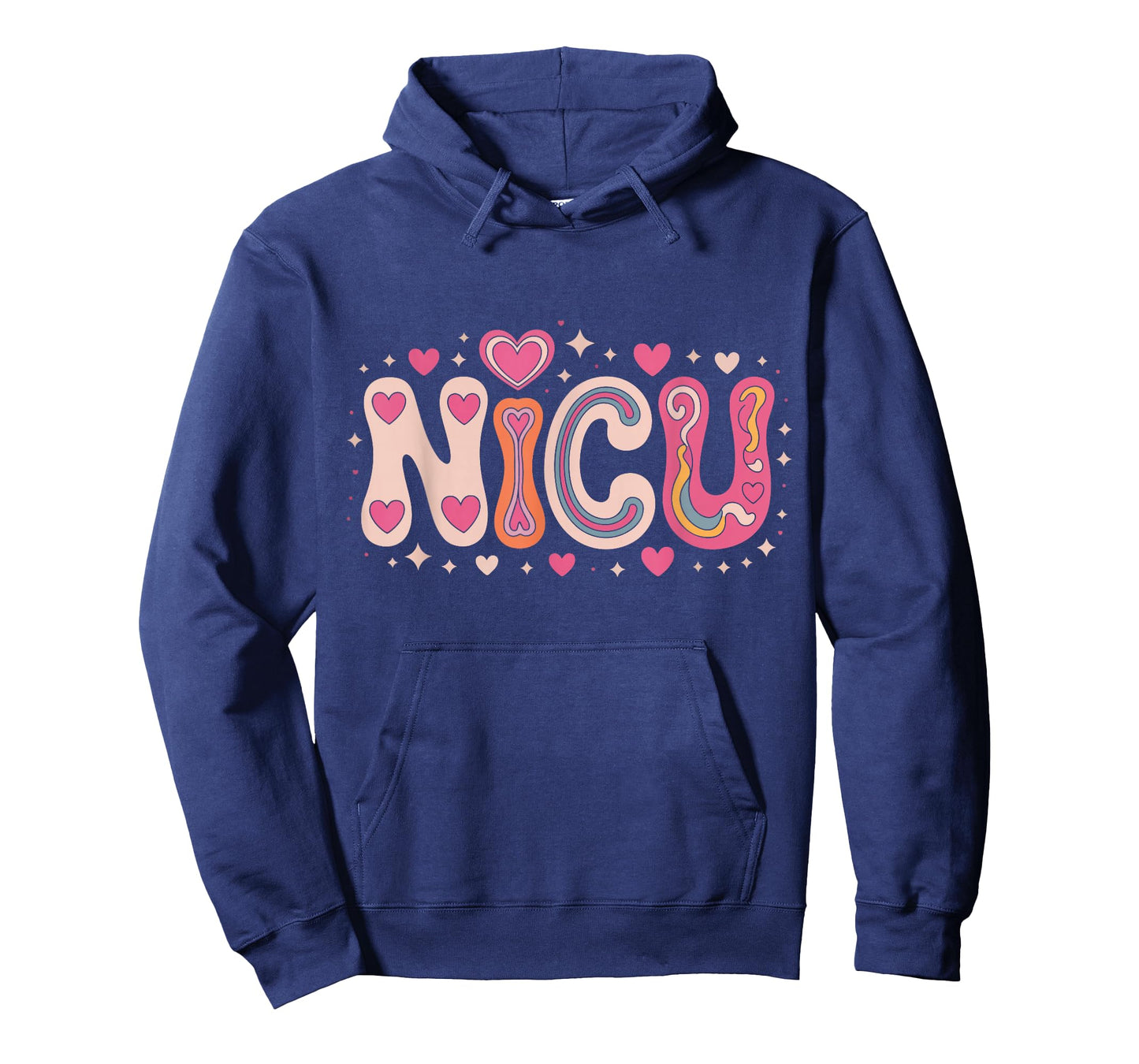 NICU Love Hearts Valentines Day Neonatal Intensive Care Unit T-Shirt