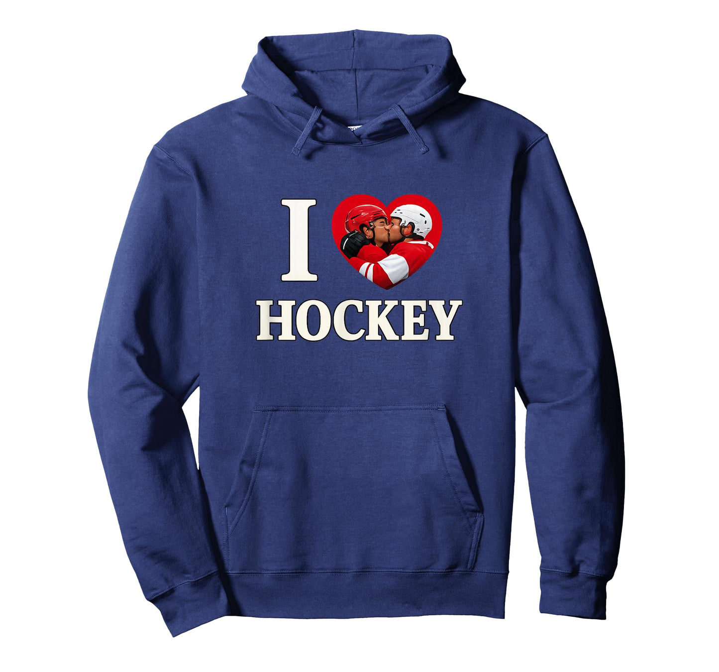 I Love Heart Gay Hockey Unhinged Gay Pride Parade Gen Z Meme T-Shirt