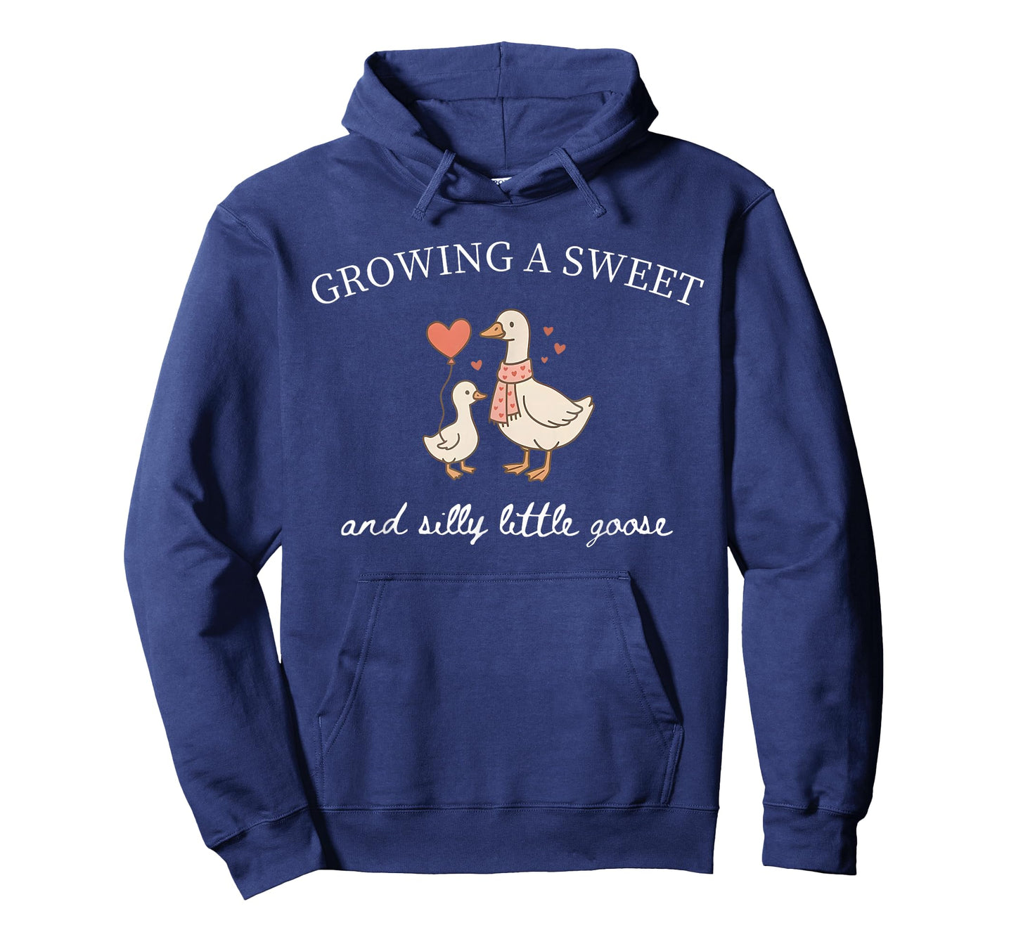 Growing A Sweet and Silly Little Goose Valentines Pregnancy T-Shirt