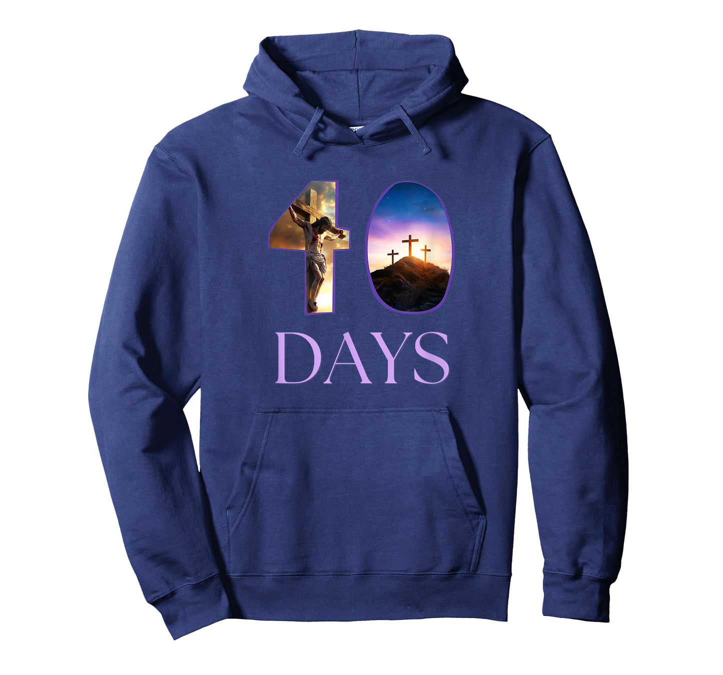 Forty 40 Days Lent Christian Crucifixion Cross Jesus T-Shirt