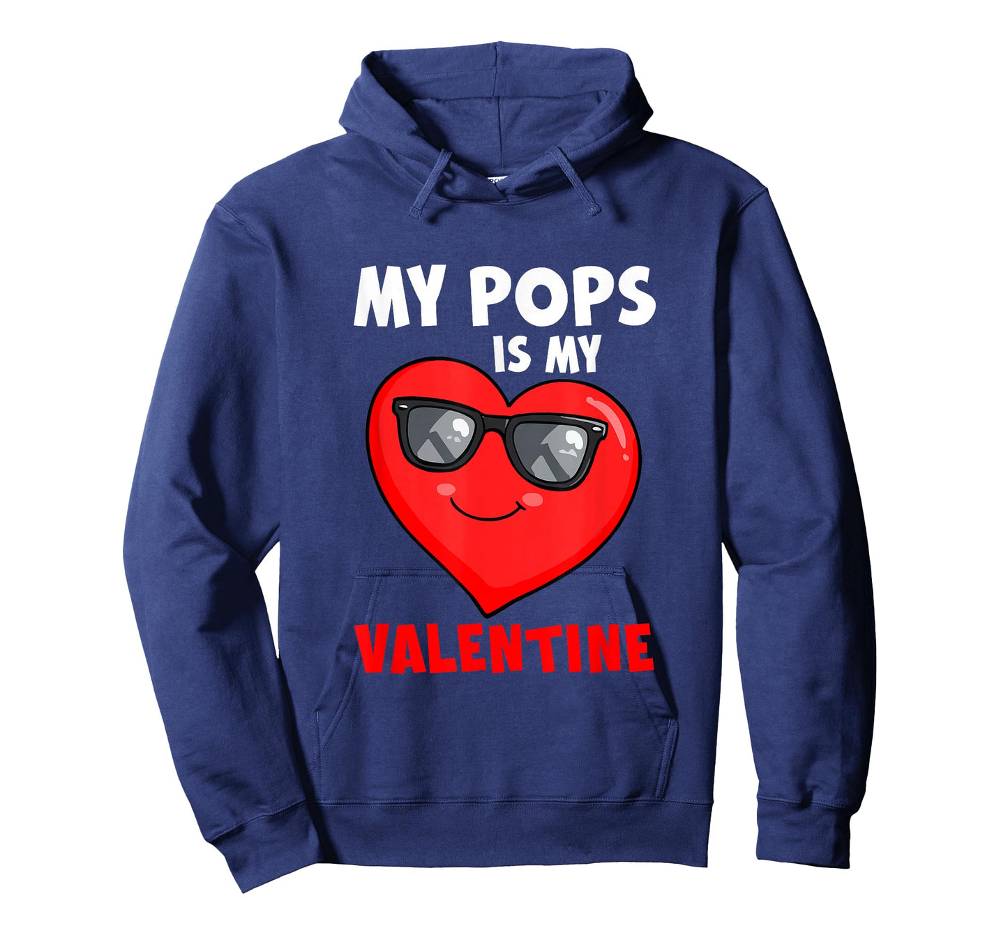 My Pops is My Valentine Heart Sunglasses Boys Proud Family T-Shirt