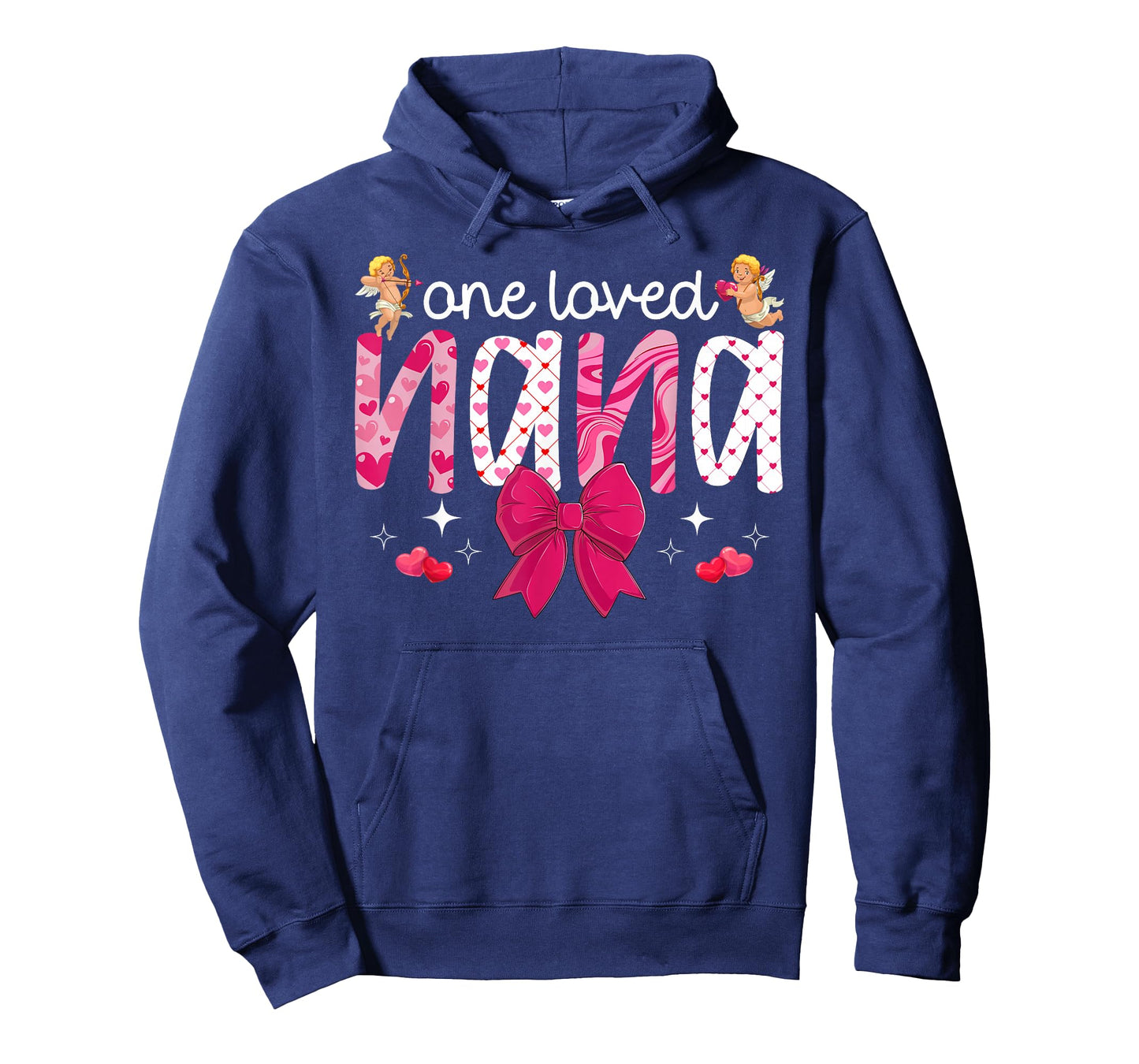 One Loved Nana Valentine Nana Grandma Valentines Day T-Shirt