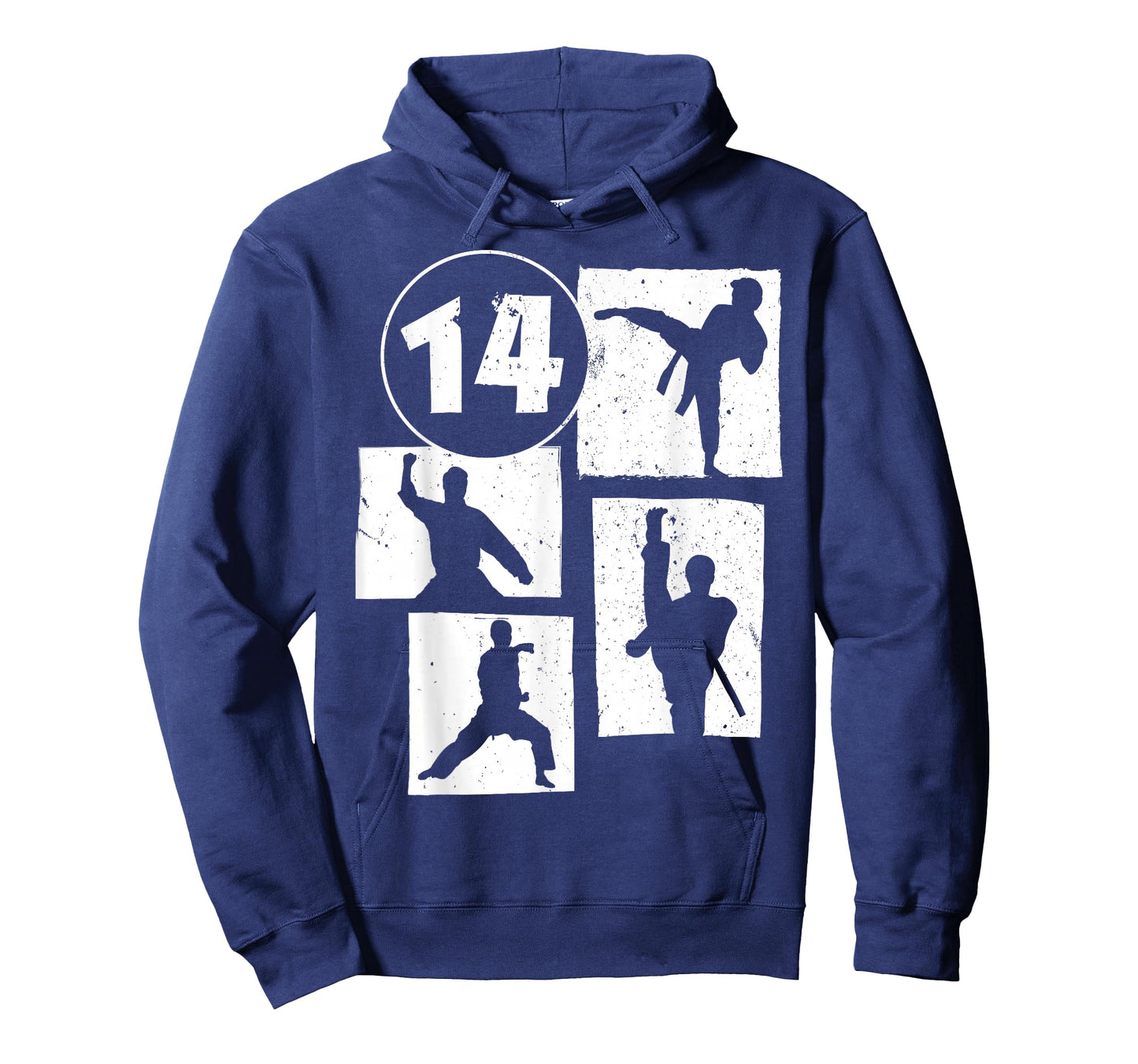 14th Birthday Karate Taekwondo 14 Years Old Boy Martial Arts T-Shirt