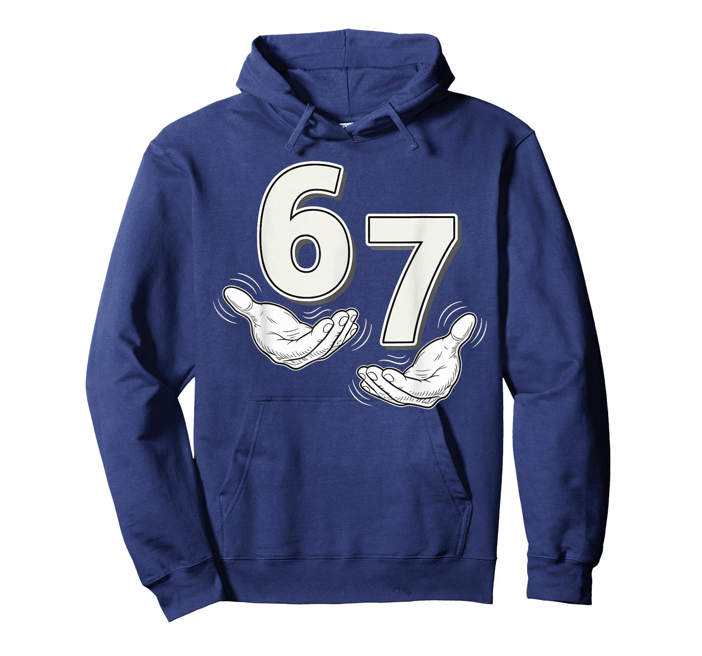 Six Seven 67 6 7 Kids 67 Teen Boys 6-7 Meme Hands Funny 67 T-Shirt