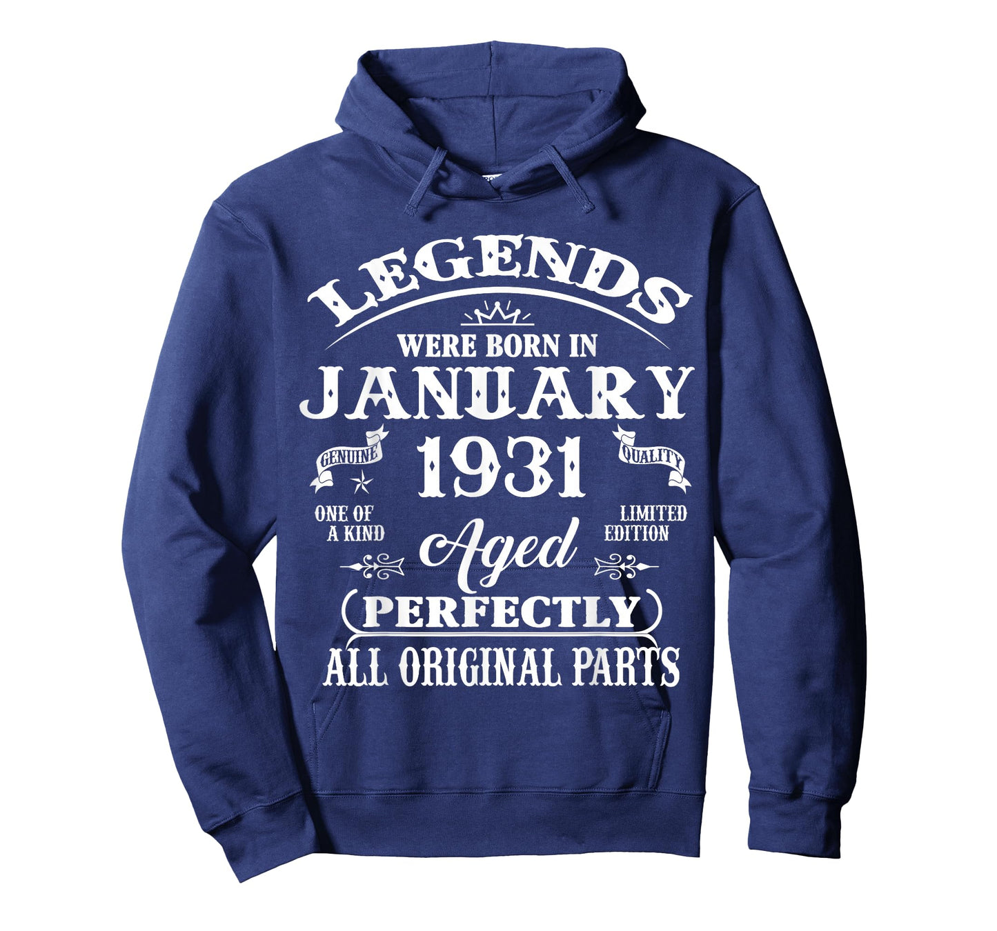 95th Birthday Gift Legend Born in January 1931 95 Yrs Old T-Shirt