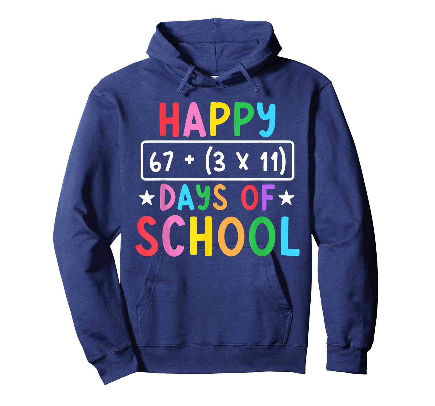 Happy 100 Days of School Math Equation 100th Day Teacher 67 T-Shirt