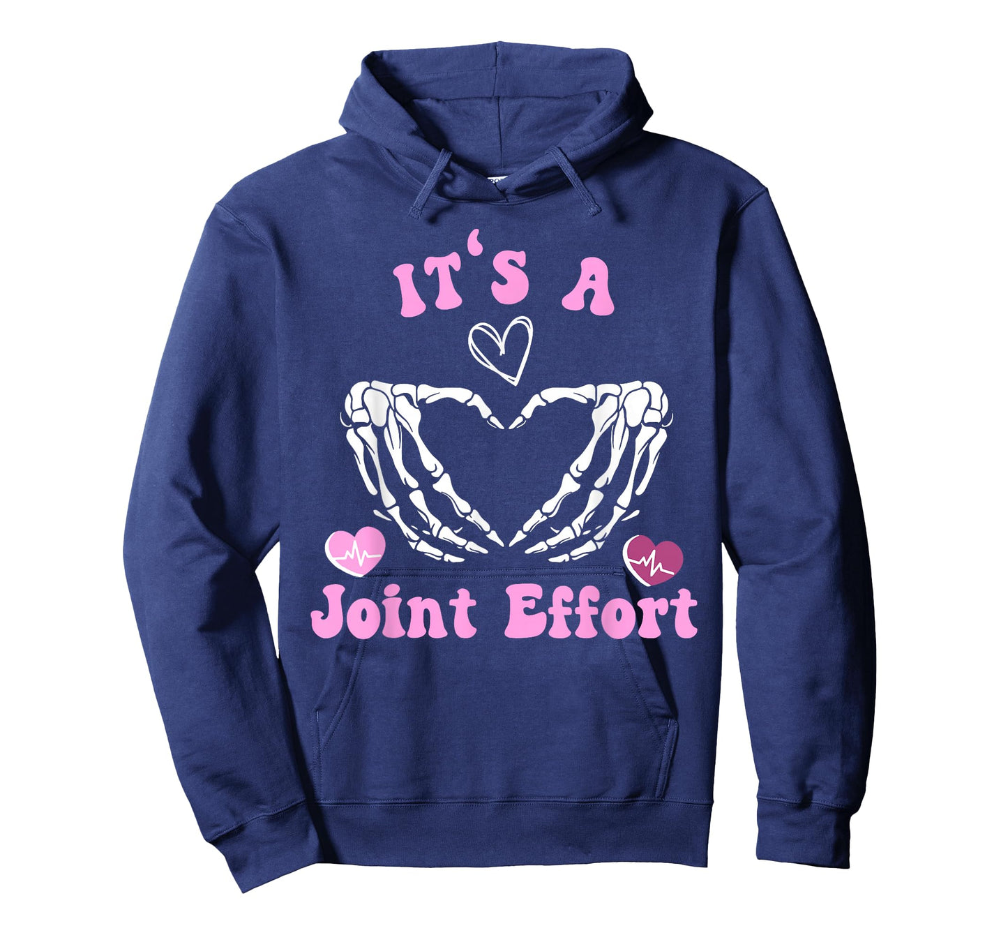 Skeleton Hand Heart Orthopedic Nurse It's A Joint Effort T-Shirt