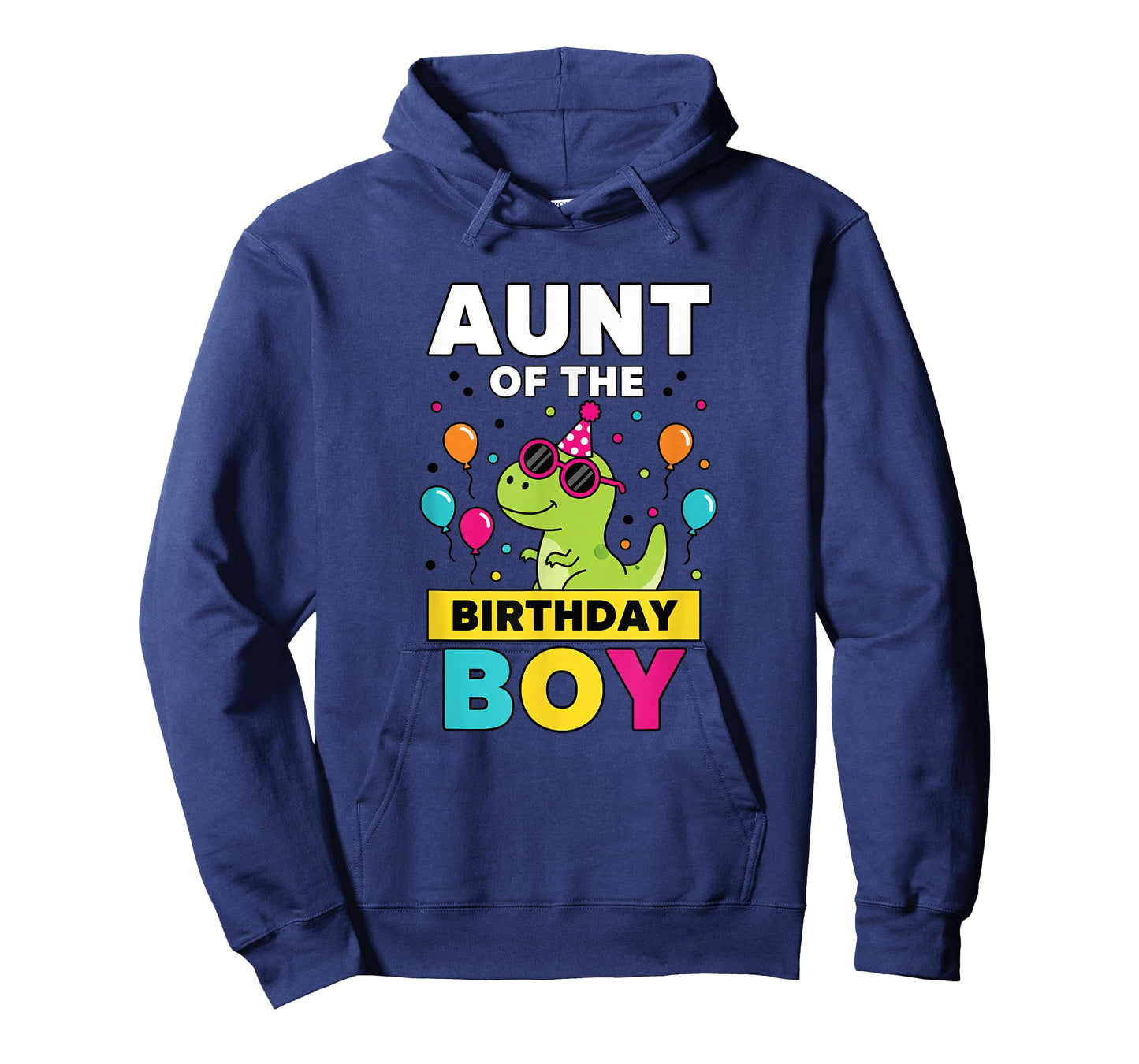 Aunt of The Birthday Boy Dinosaur Party T-Shirt