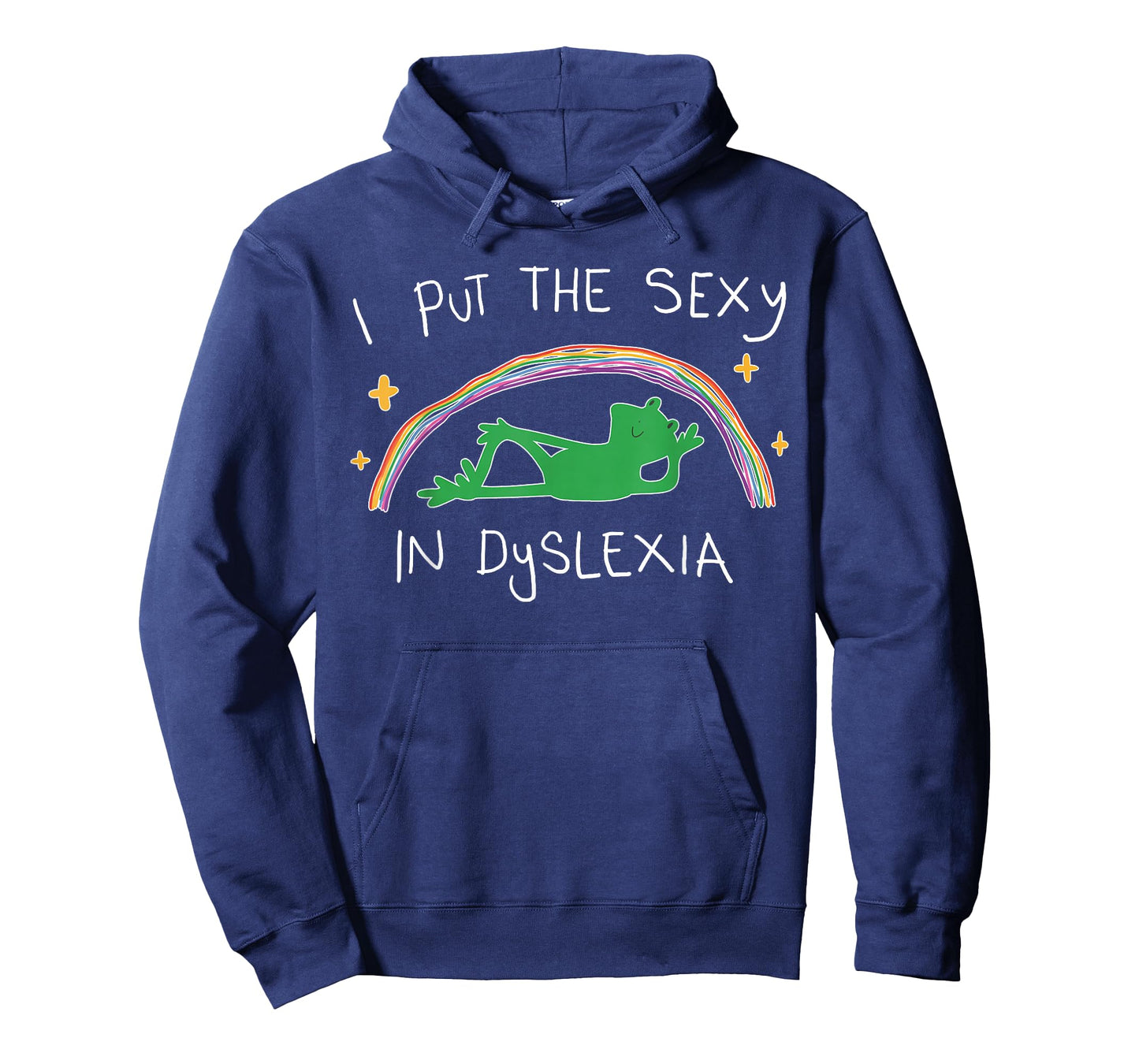 I Put The Sexy in Dyslexia Funny Cute Frog T-Shirt