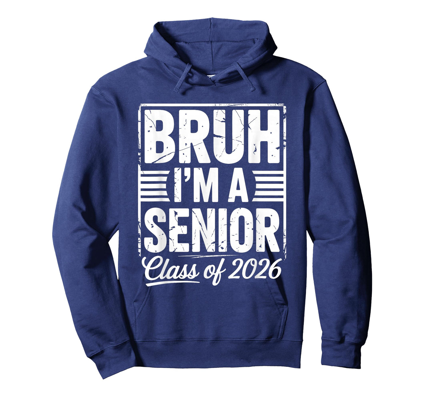 Bruh I'm A Senior 26 Class of 2026 Funny School Graduation T-Shirt