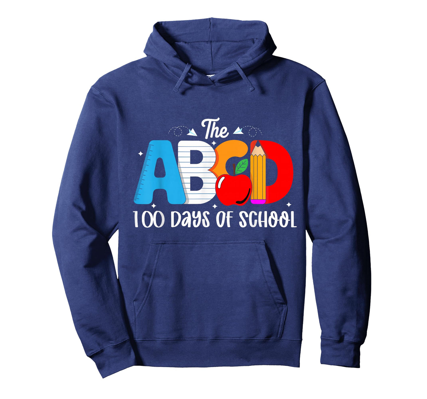 Teachers 100 Days of School ABCD Kids 100th Day T-Shirt