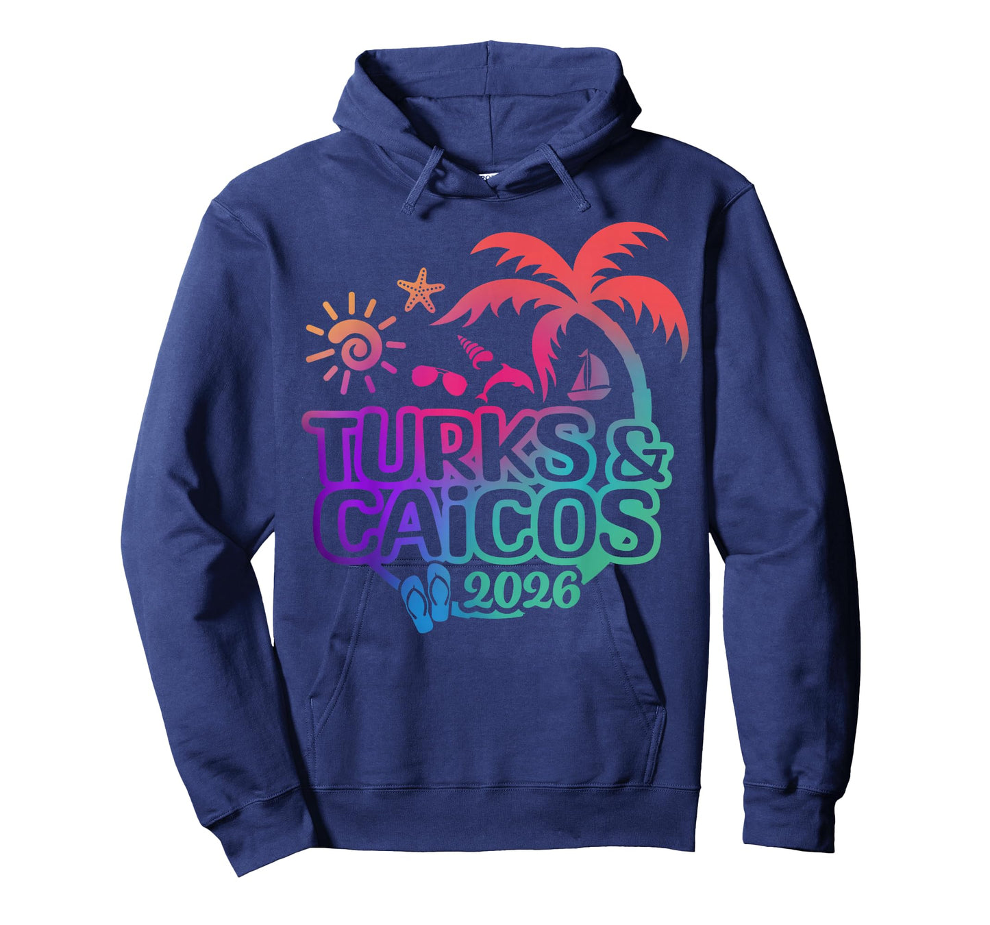 Turks-and-Caicos 2026 Cruise Vacation Family Summer Tie Dye T-Shirt