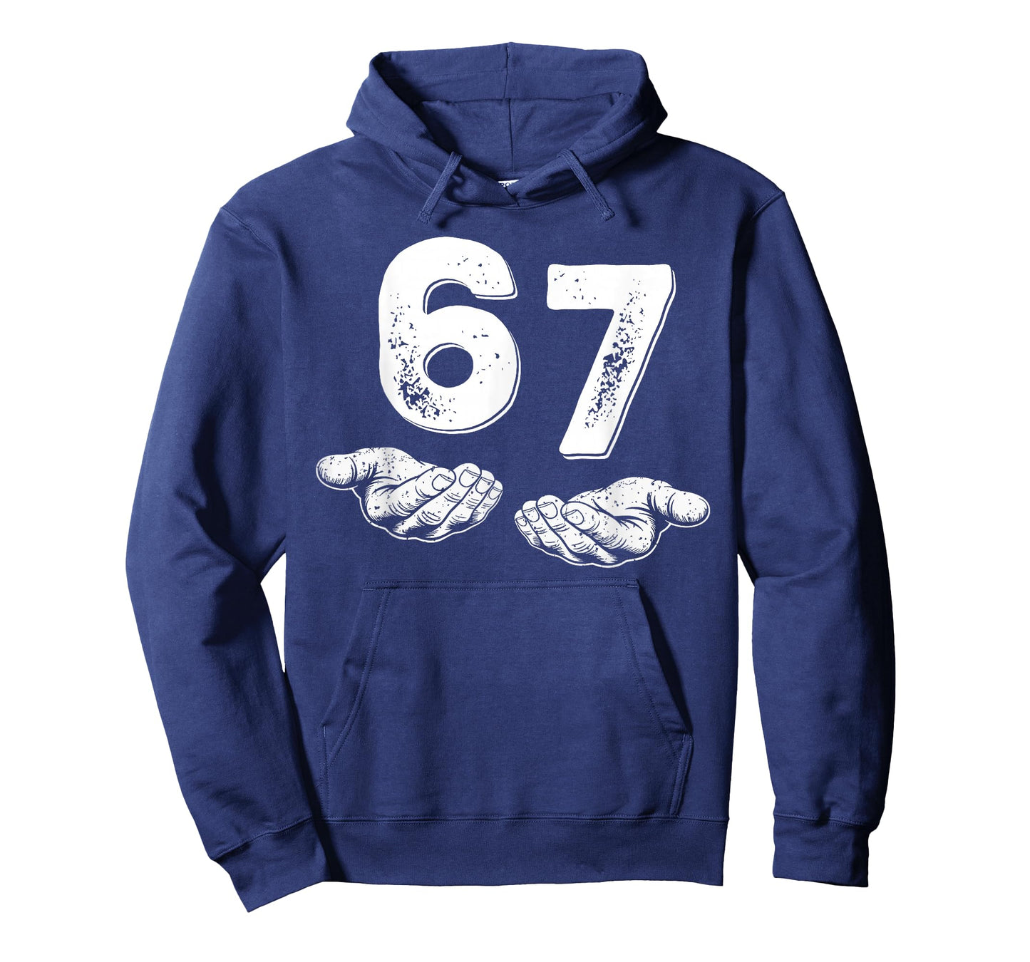 67 Six Seven Funny 6 7 Meme Gen Alpha Slang 6 7 Hands T-Shirt