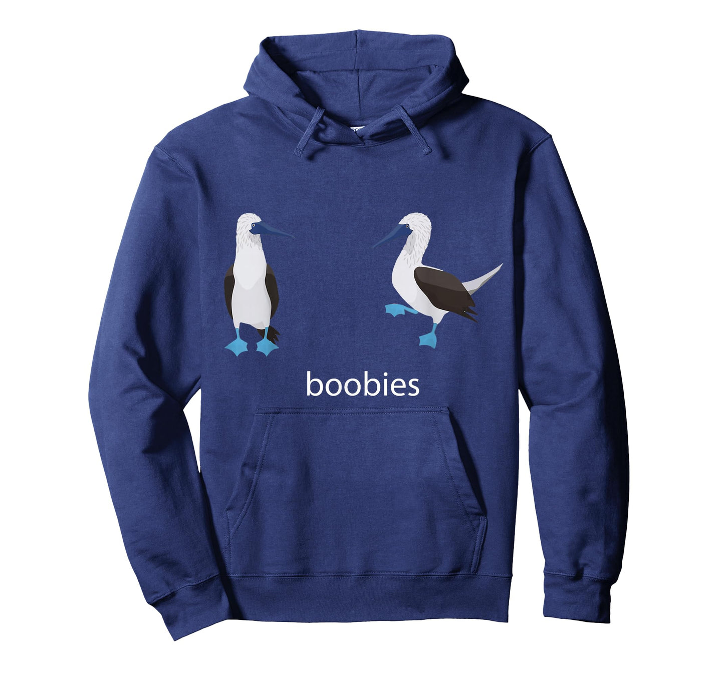 Two Boobies Blue Footed Pun Adult Joke Funny Bird Lover T-Shirt