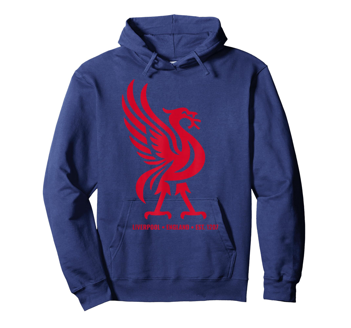 Liverpool England Est. 1207 Colossal Liverbird Red Print T-Shirt