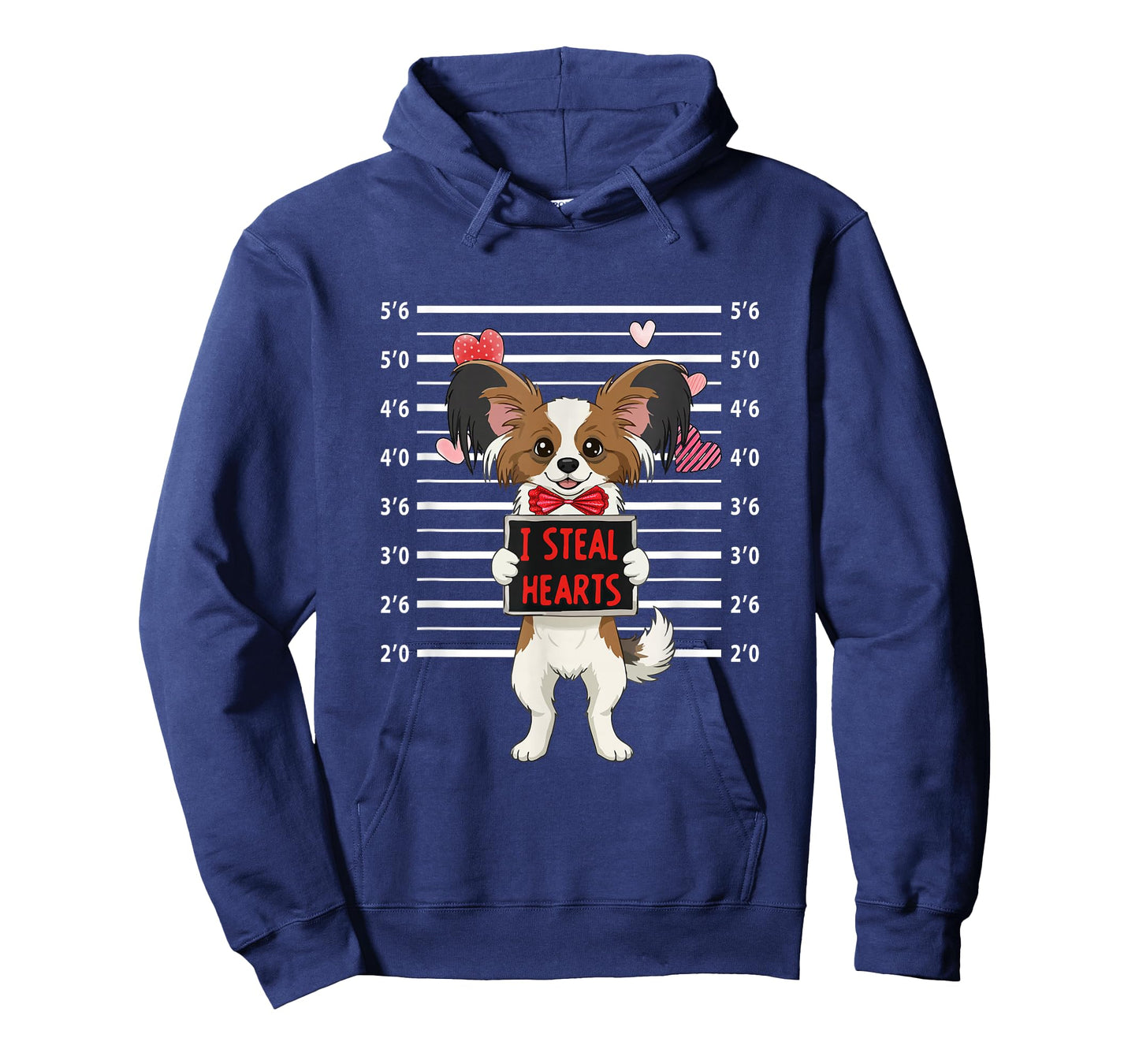 I Steal Cute Hearts Valentine's Day Papillon Lover Owner T-Shirt