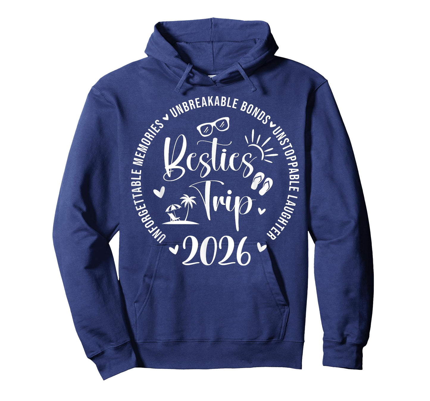 Retro Besties Trip 2026 Matching Girl Trip Friends Vacation T-Shirt