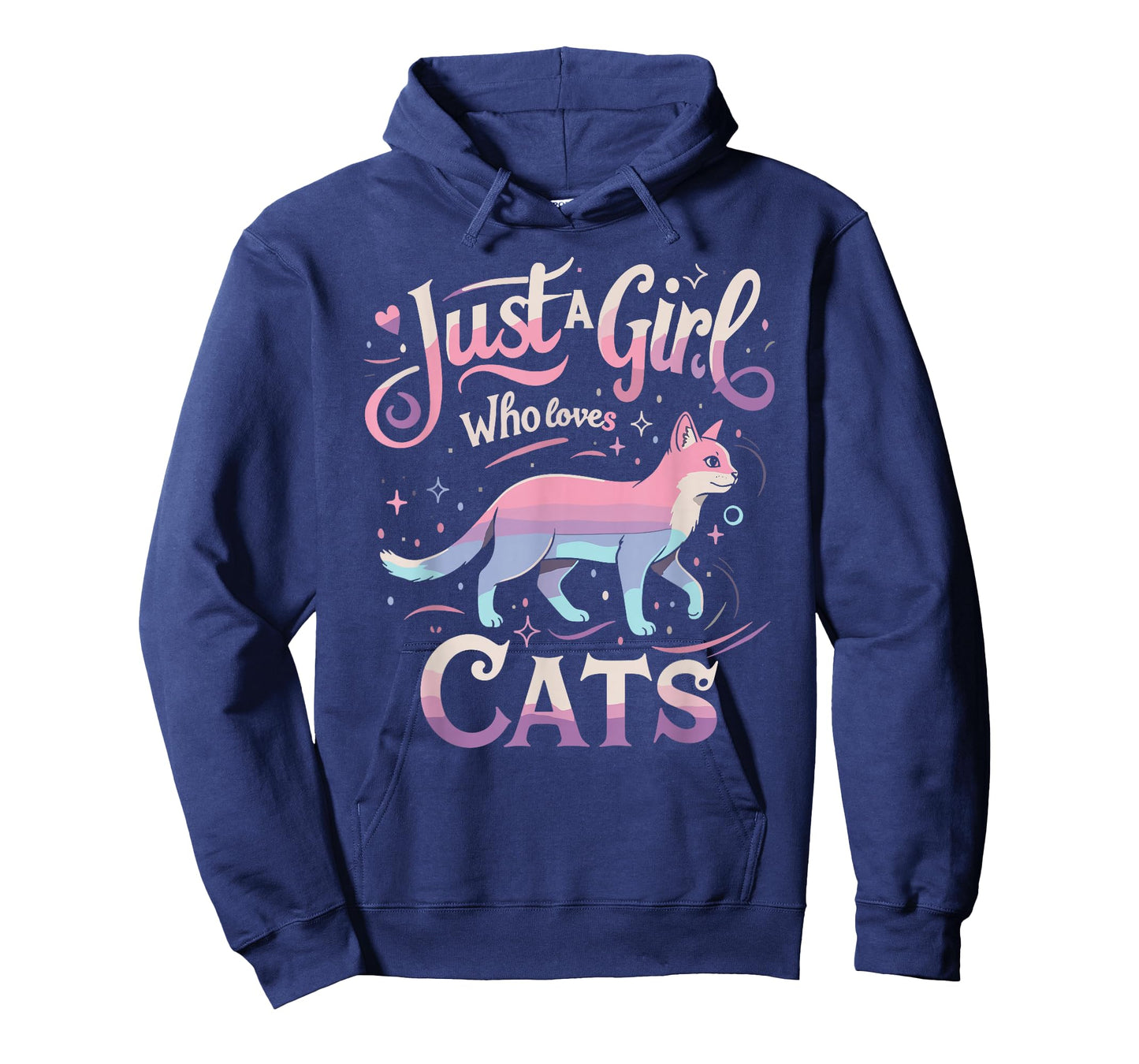 Just a Girl Who Loves Cats Men Women T-Shirt T-Shirt