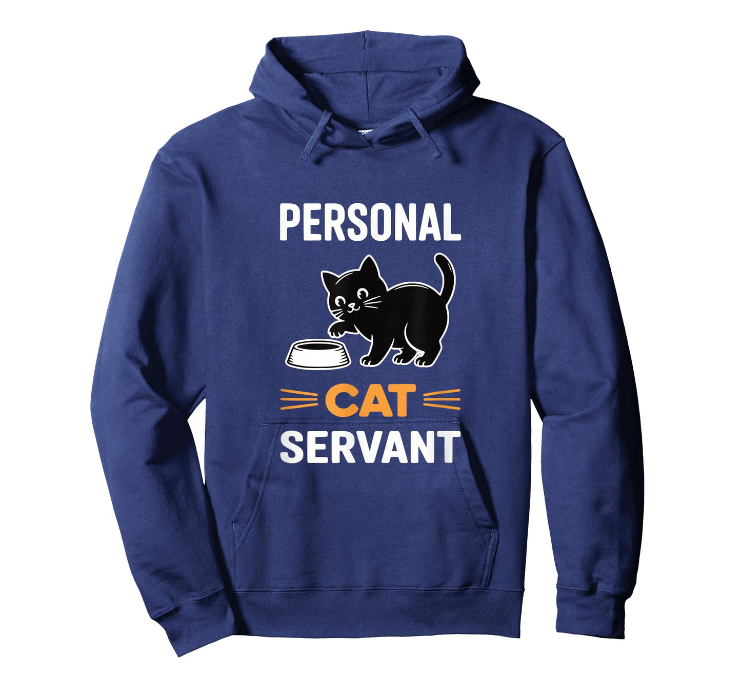 Funny Black Cat Personal Servant of Tiny Furry Overlord T-Shirt