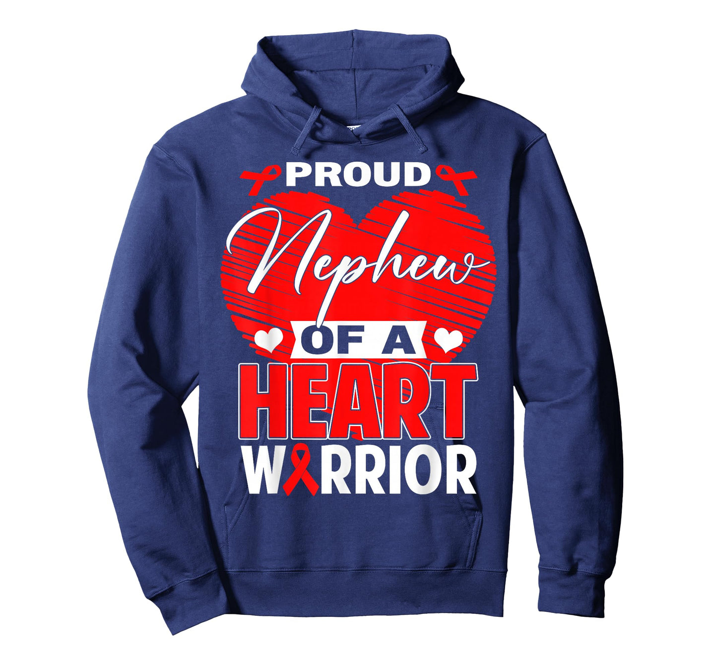 Proud Nephew of Heart Warrior Heart Disease Awareness T-Shirt