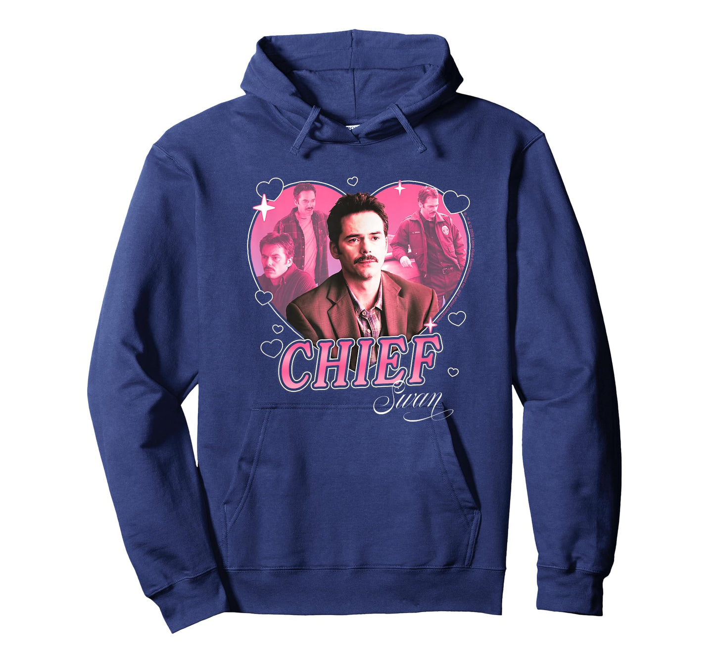 Twilight Chief Charlie Swan Hearts Dad Crush Movie T-Shirt
