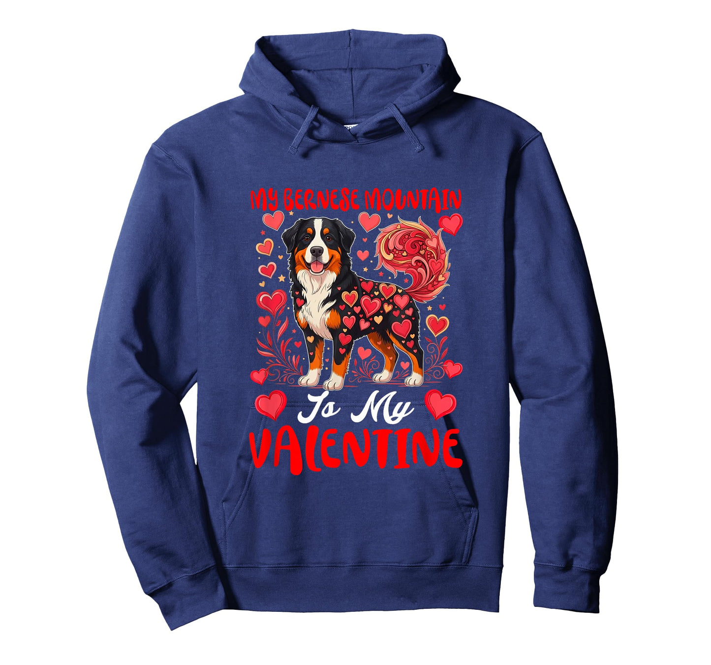 My Bernese Mountain is My Valentine Matching Dog Owner Kids T-Shirt