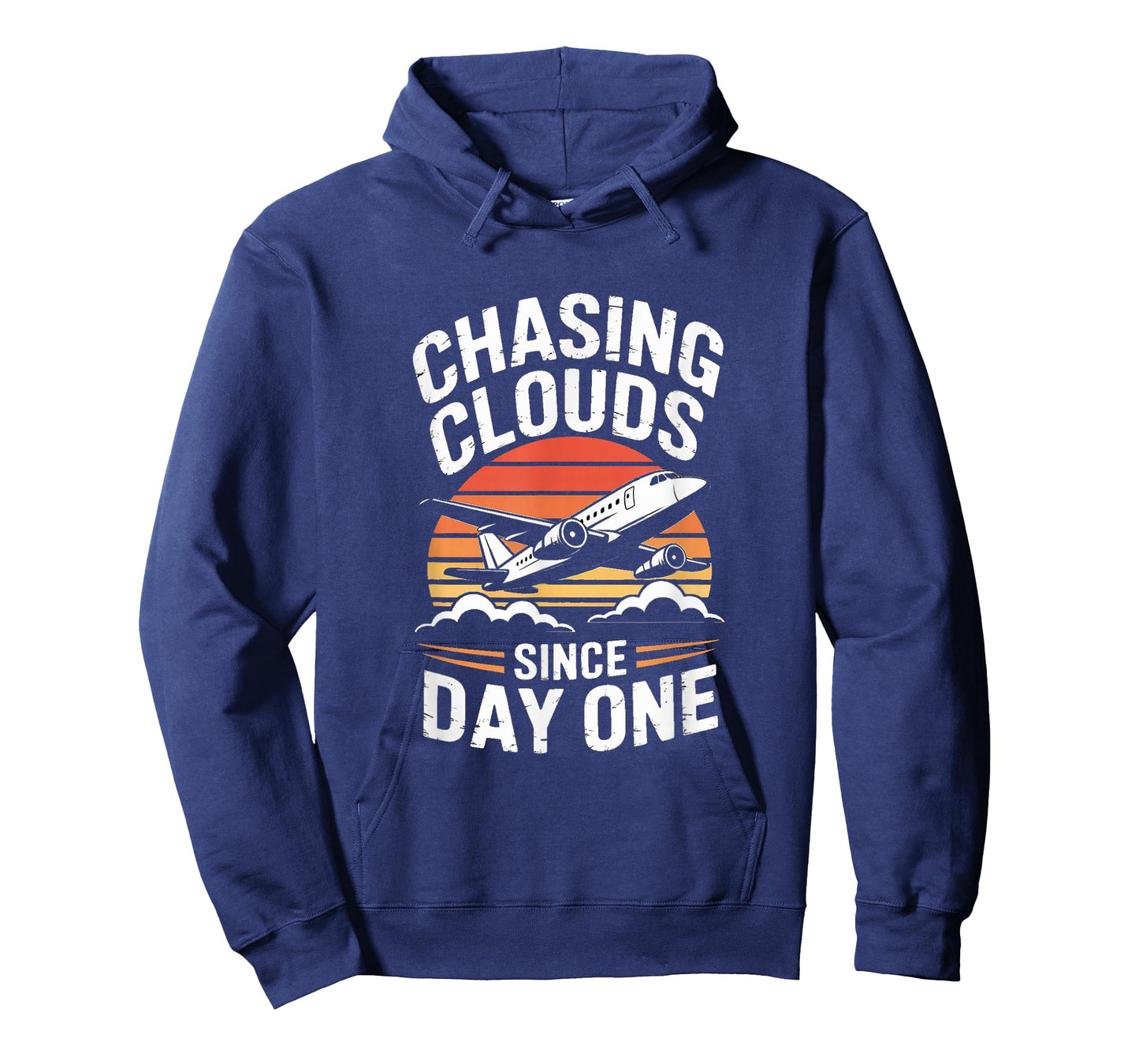Chasing Clouds Since Day One Aviation Airplane Pilot T-Shirt