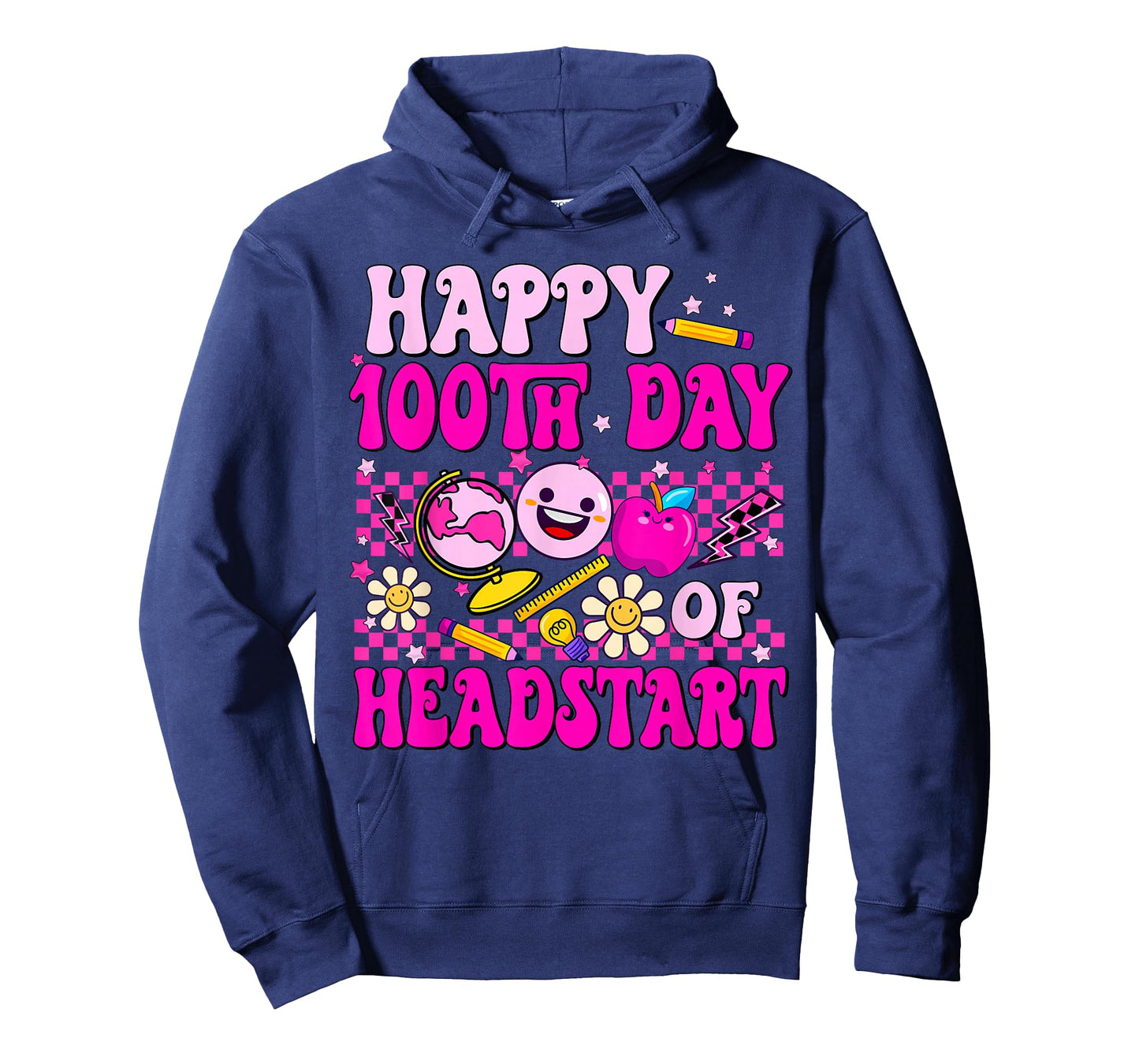 Happy 100th Day of Headstart 100 Days of School Headstart T-Shirt