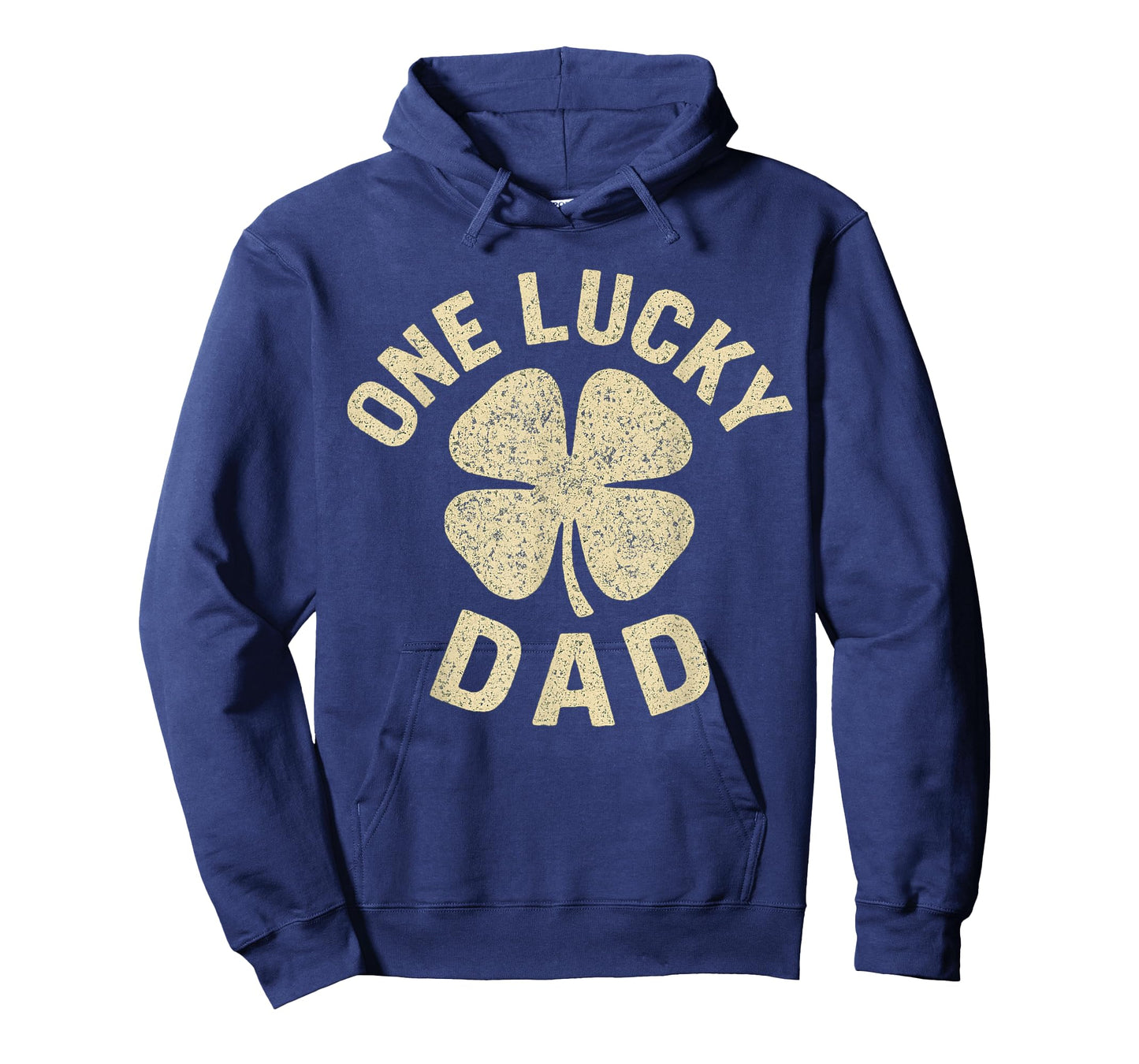 One Lucky Dad St Patricks Day Funny Vintage Papa Father Men T-Shirt