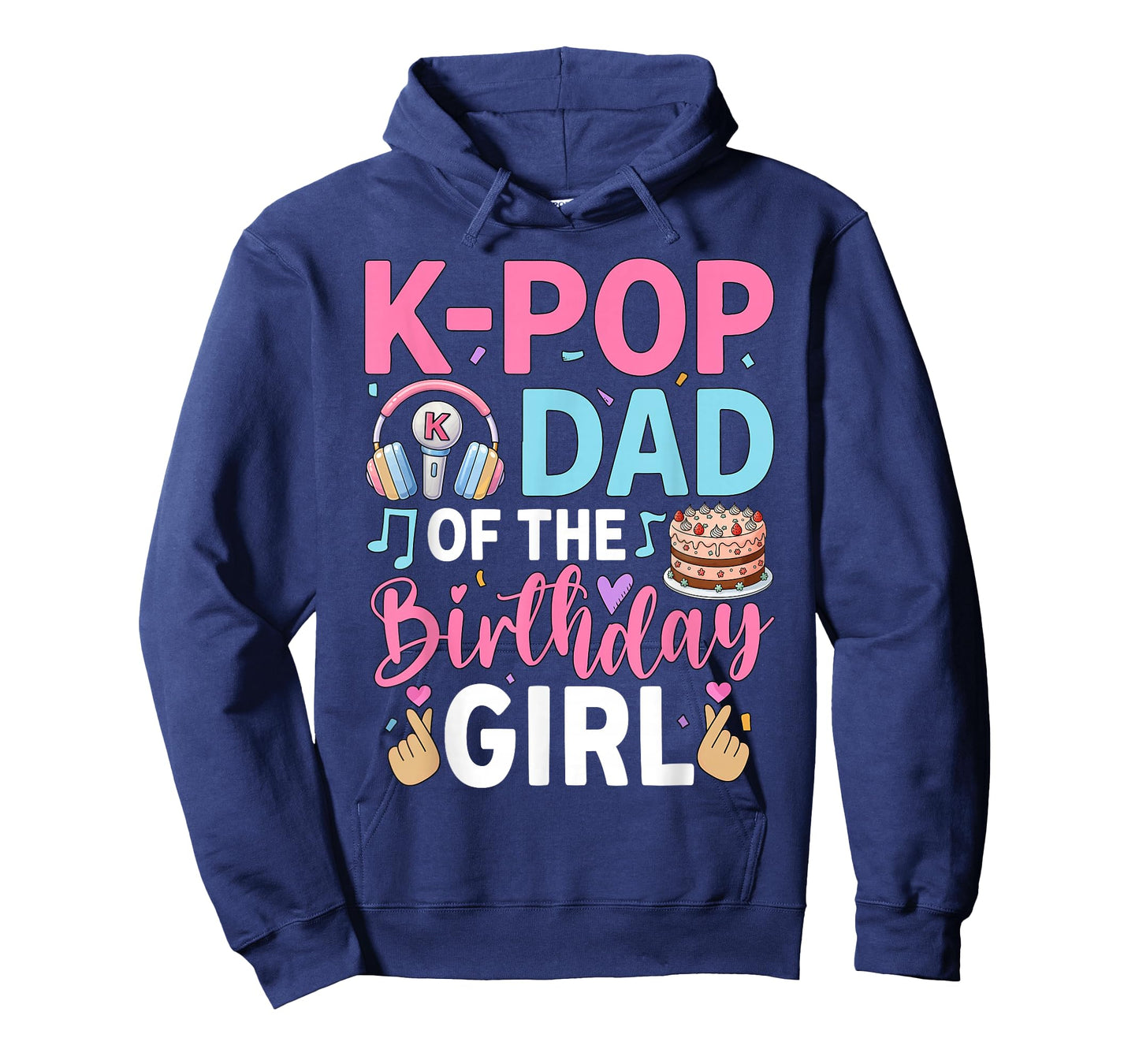 K-Pop Dad of The Birthday Girl T-Shirt