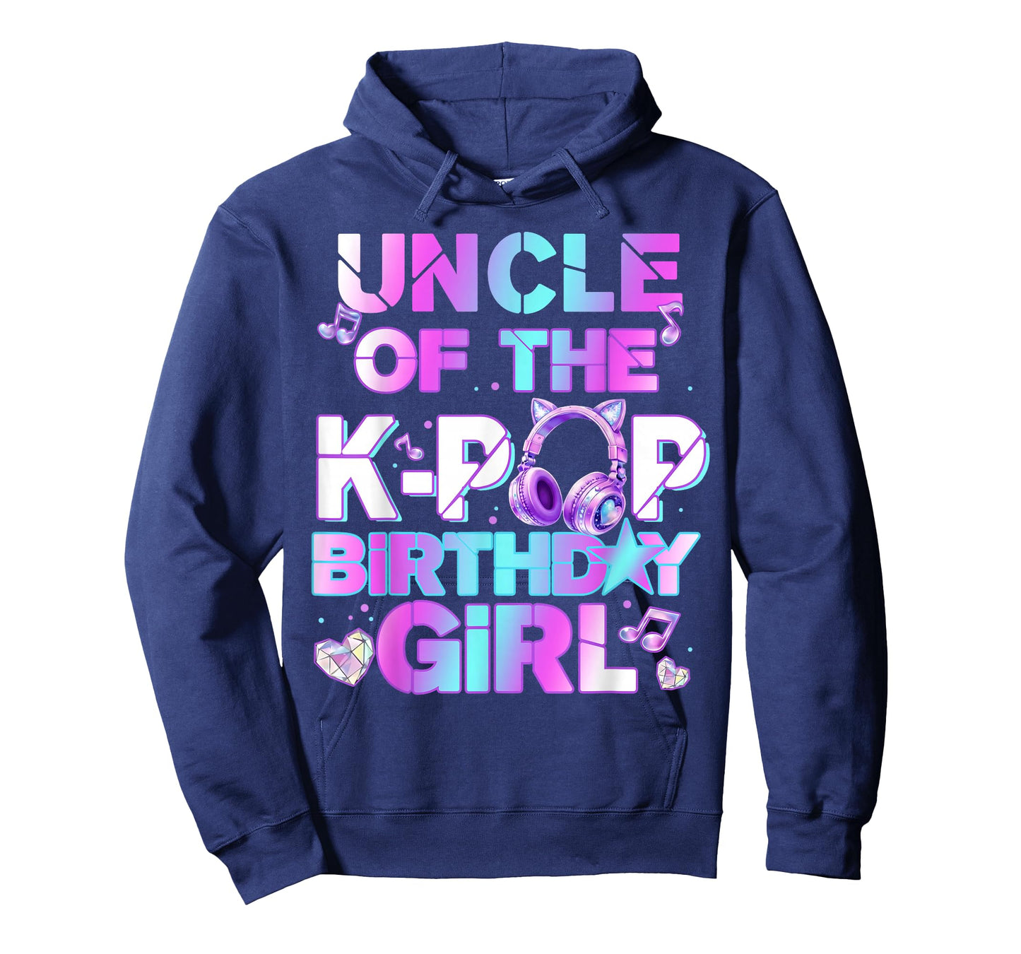 Uncle of The K-PoP Birthday Girls Korean Music Lovers T-Shirt
