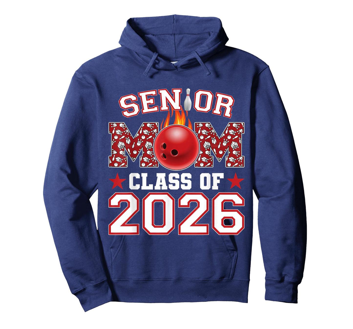Senior Bowling Mom 2026 Senior Mom Class of 2026 T-Shirt