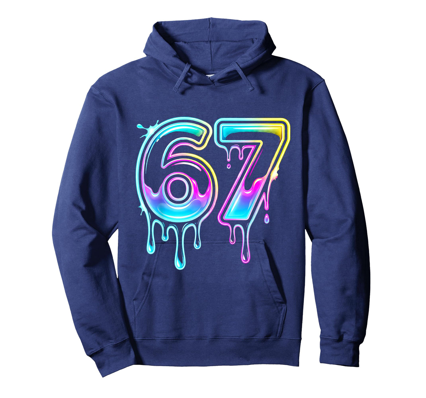 Six Seven Ice Cream Drip Cool Meme 67 Funny 6 7 Boys Youth T-Shirt